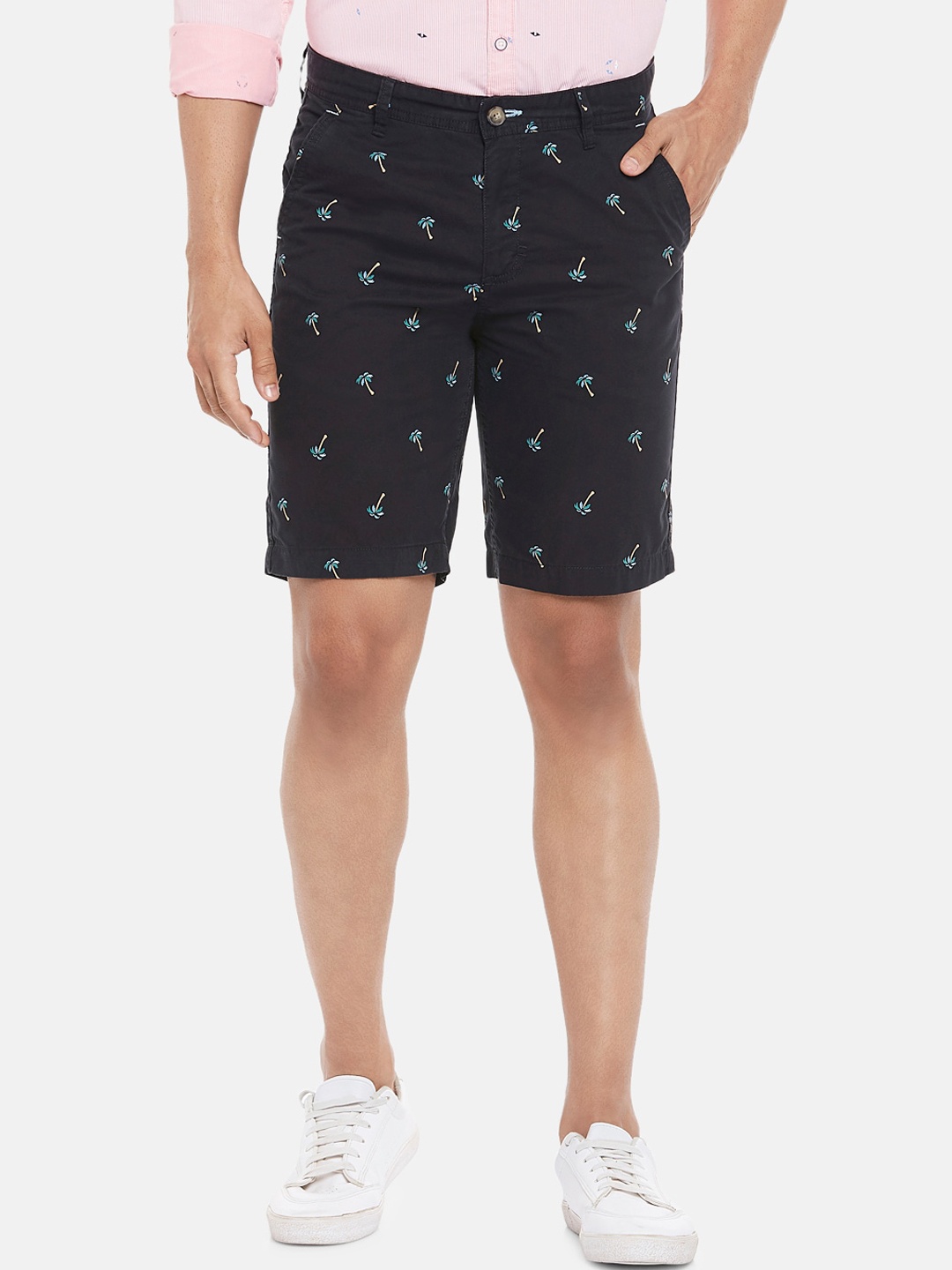 Urban Ranger by pantaloons Men Black Conversational Printed Slim Fit Mid-Rise Chino Shorts
Urban Ranger by pantaloons Men Black Conversational Printed Slim Fit Mid-Rise Chino Shorts