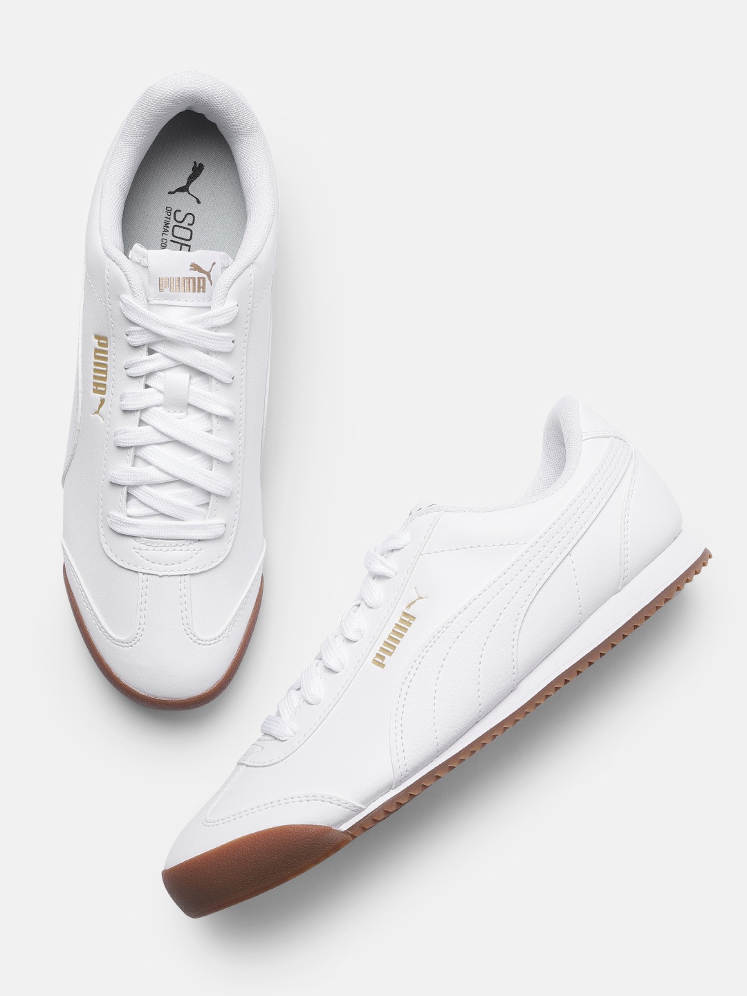 Puma Unisex White Turino FSL Sneakers