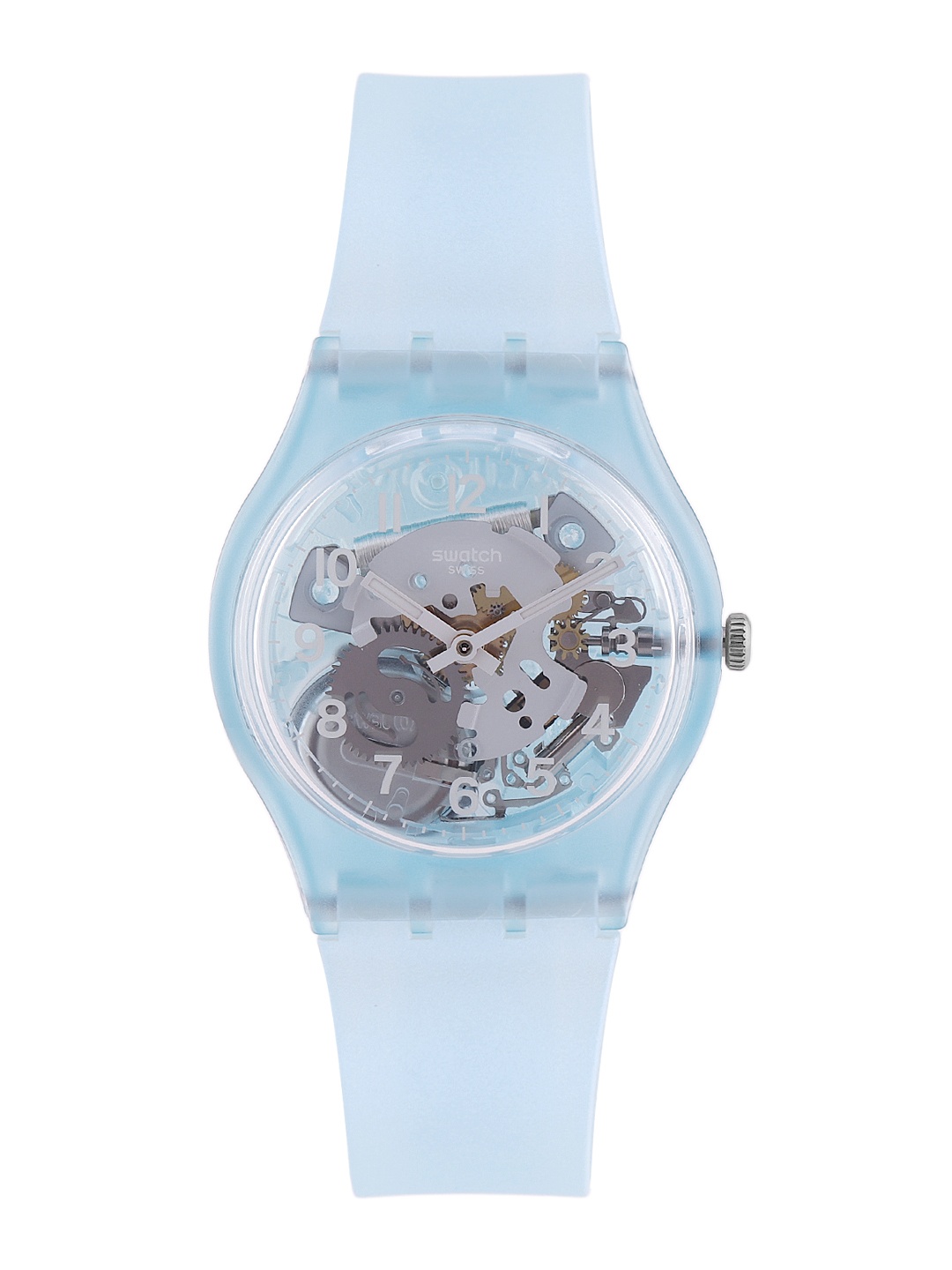 Swatch Unisex Transparent Skeleton Dial Swiss Made Water Resistant Analogue Watch GL125
Swatch Unisex Transparent Skeleton Dial Swiss Made Water Resistant Analogue Watch GL125