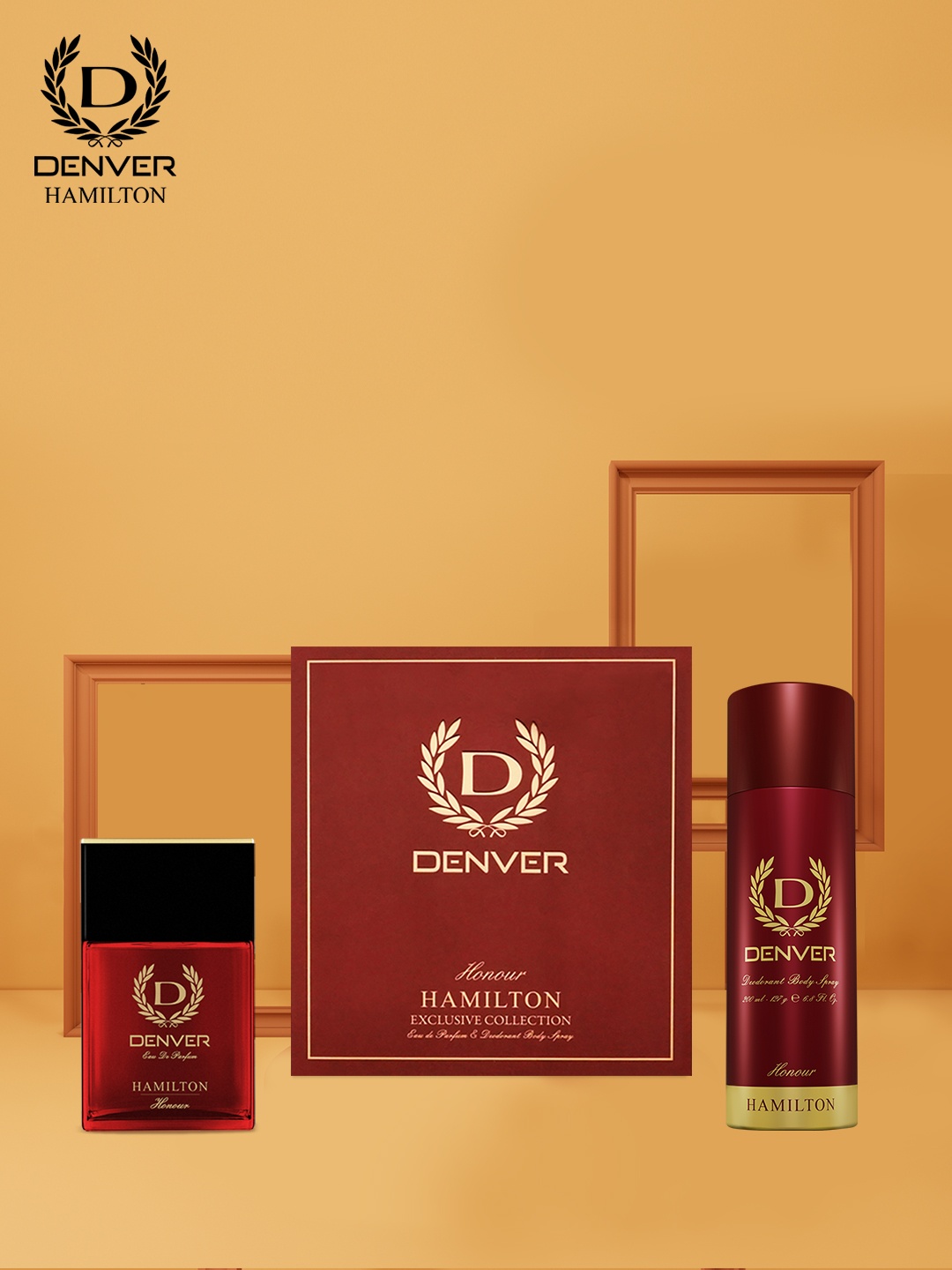 Denver Men Hamilton Honour Exclusive Collection Gift Set - EDP 70ml + Deodorant 127 g, Maroon
Denver Men Hamilton Honour Exclusive Collection Gift Set - EDP 70ml + Deodorant 127 g, Maroon