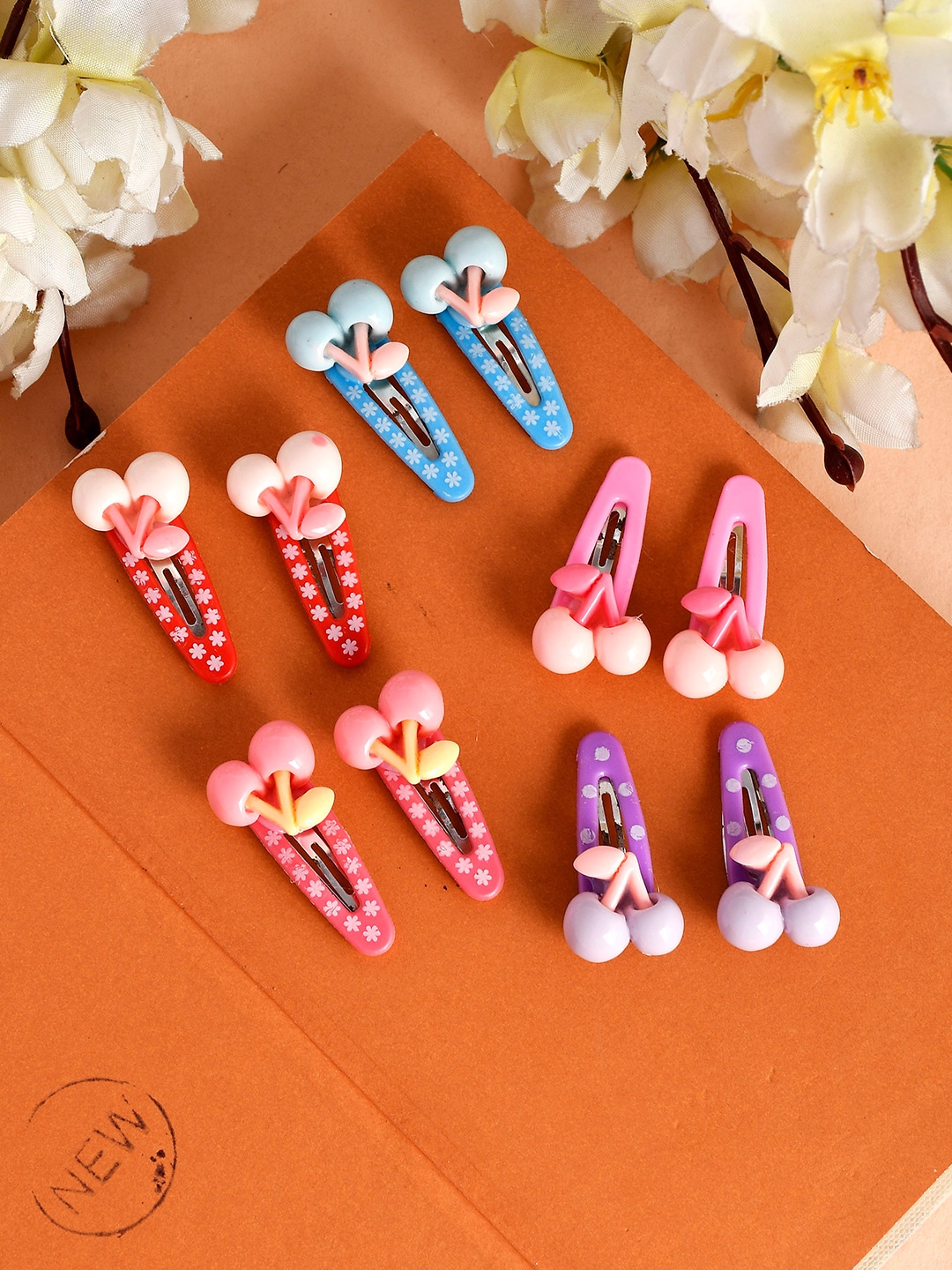 Silvermerc Designs Girls Multicoloured Set of 10 Embellished Tic Tac Hair Clip, Multi
Silvermerc Designs Girls Multicoloured Set of 10 Embellished Tic Tac Hair Clip, Multi