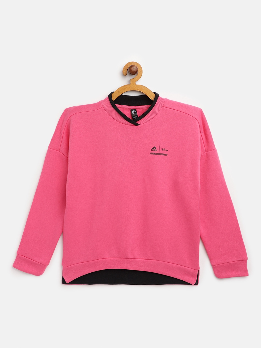 ADIDAS Girls Pink & Black Disney Comfy Princesses Crew Printed Back Training Sustainable Sweatshirt
ADIDAS Girls Pink & Black Disney Comfy Princesses Crew Printed Back Training Sustainable Sweatshirt