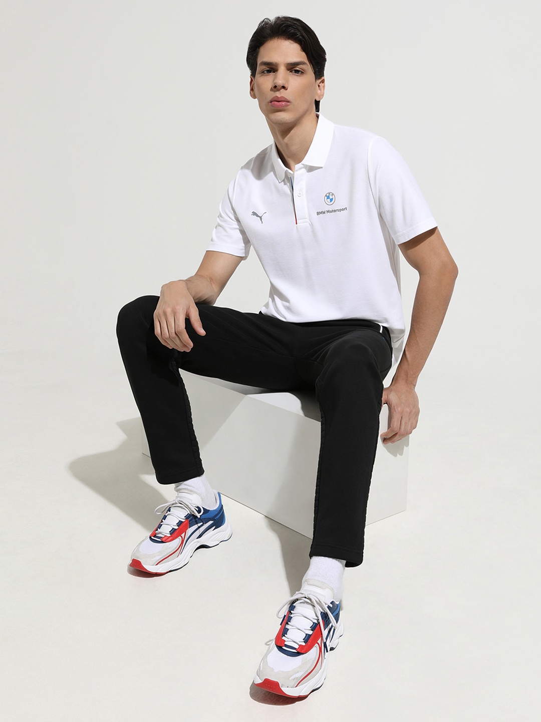 PUMA Motorsport Men White Brand Logo BMW M Motorsport Printed Polo Collar T-shirt
PUMA Motorsport Men White Brand Logo BMW M Motorsport Printed Polo Collar T-shirt
