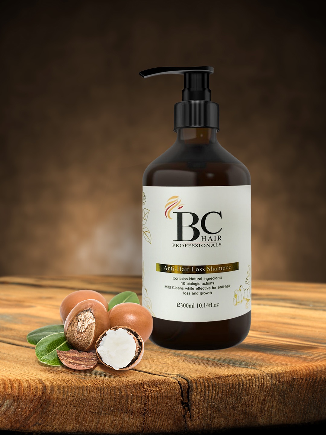 Berina BC Anti Hair Loss Shampoo - 300ml, Black