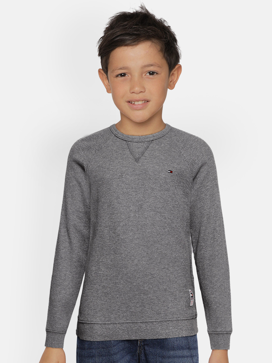 Tommy Hilfiger Boys Grey Solid Organic Cotton T-shirt
Tommy Hilfiger Boys Grey Solid Organic Cotton T-shirt
