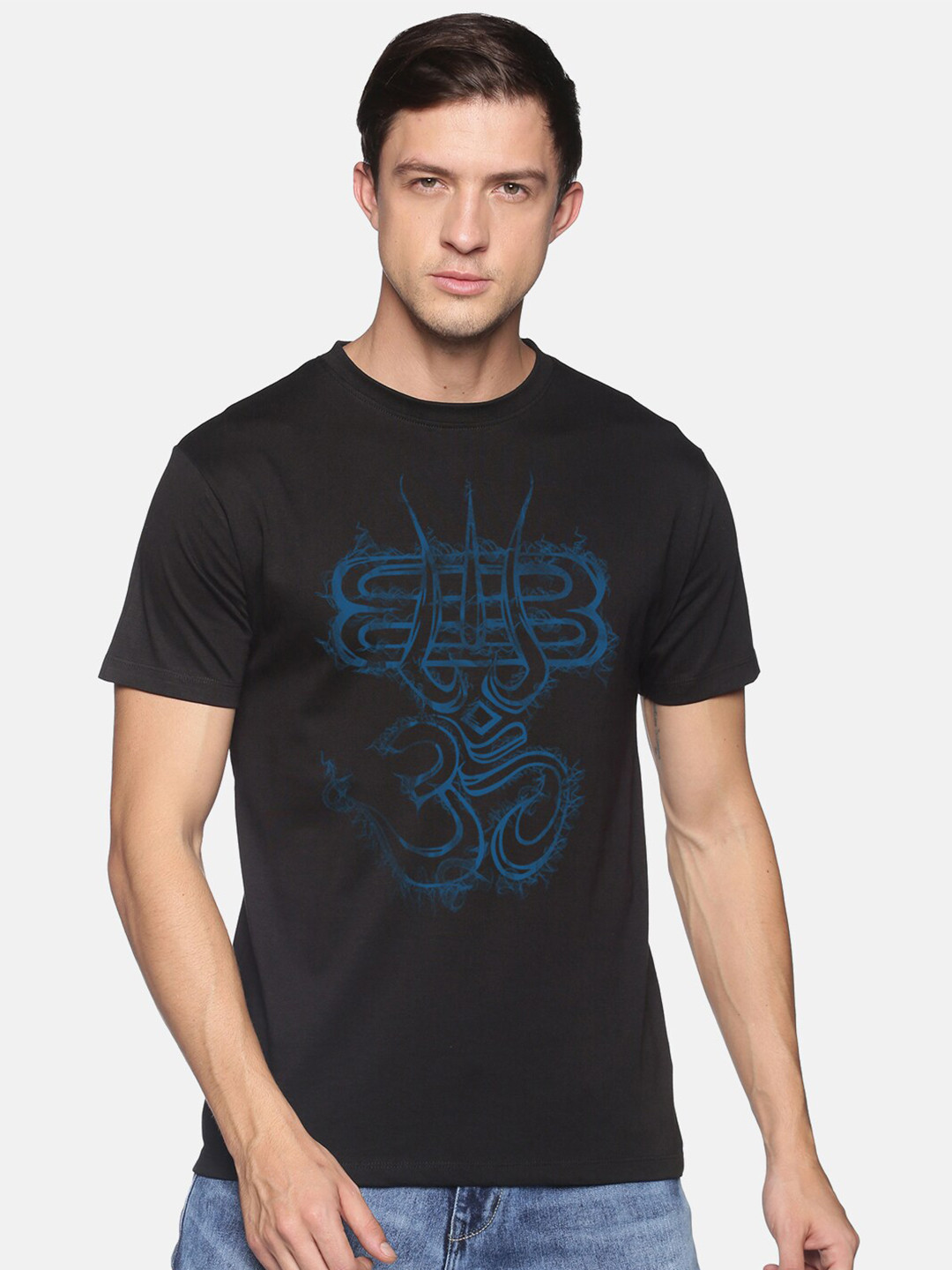 MASH UNLIMITED Men Black Printed Slim Fit T-shirt
MASH UNLIMITED Men Black Printed Slim Fit T-shirt