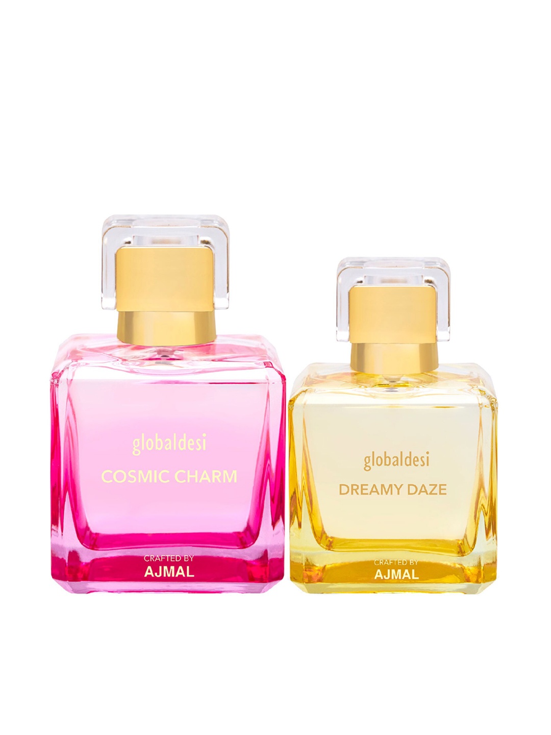 Global Desi Women Set Of 2 Cosmic Charm EDP & Dreamy Daze EDP Perfume Crafted By Ajmal, Multi
Global Desi Women Set Of 2 Cosmic Charm EDP & Dreamy Daze EDP Perfume Crafted By Ajmal, Multi