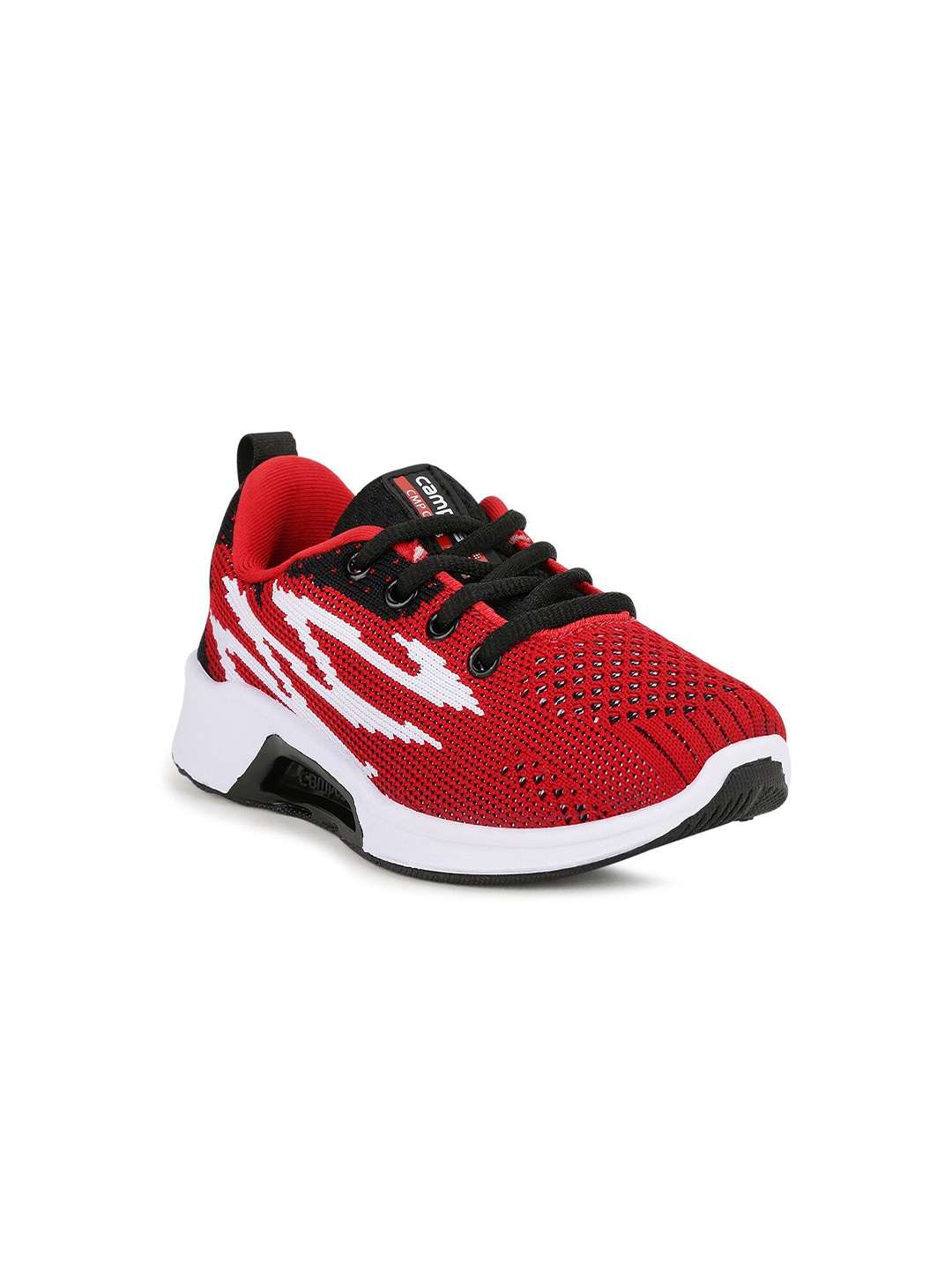 Campus Unisex Kids Red Mesh Running Shoes