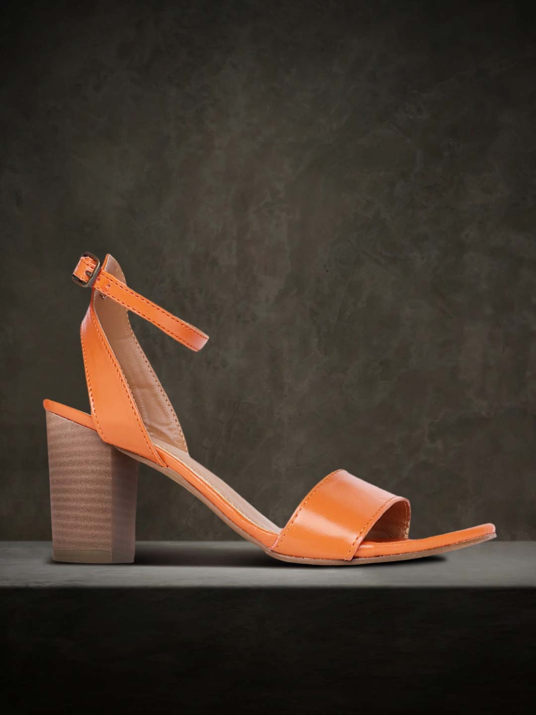 Roadster Women Orange Block Heels