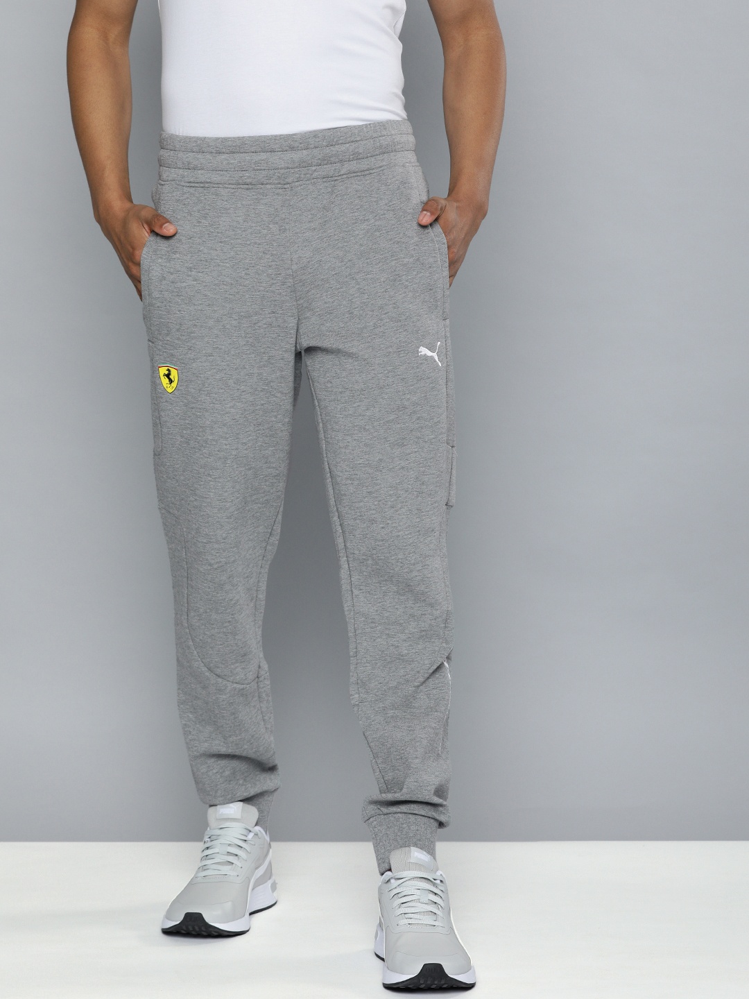 PUMA Motorsport Men Grey Ferrari Race Motorsports Joggers
