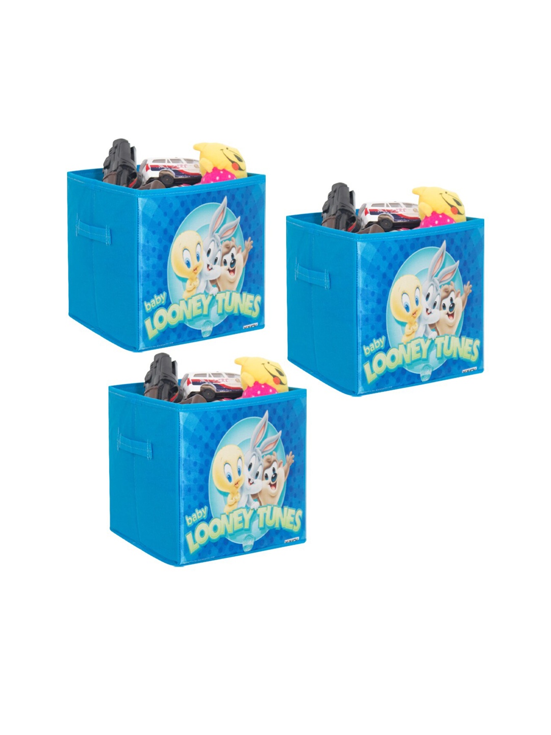prettykrafts Blue Set of 3 Loony Tunes Printed Foldable Toys Organizer Storage Box
prettykrafts Blue Set of 3 Loony Tunes Printed Foldable Toys Organizer Storage Box