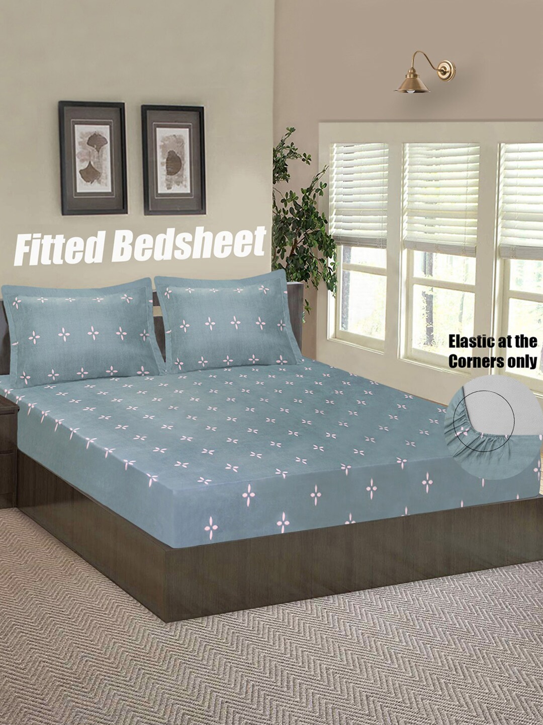 Good Homes by Home Candy Grey & Pink Geometric 140 TC Queen Bedsheet with 2 Pillow Covers
Good Homes by Home Candy Grey & Pink Geometric 140 TC Queen Bedsheet with 2 Pillow Covers
