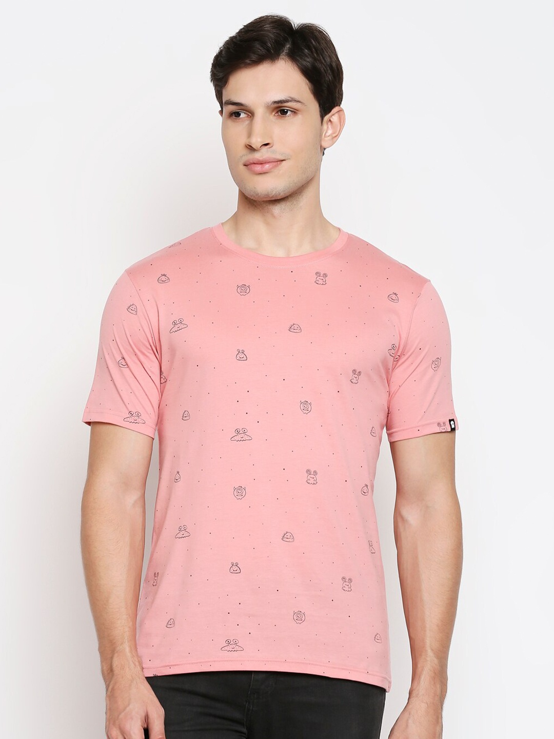 The Souled Store Men Pink Black Monster Inc. Printed Pure Cotton Loose Pure Cotton T-shirt
The Souled Store Men Pink Black Monster Inc. Printed Pure Cotton Loose Pure Cotton T-shirt