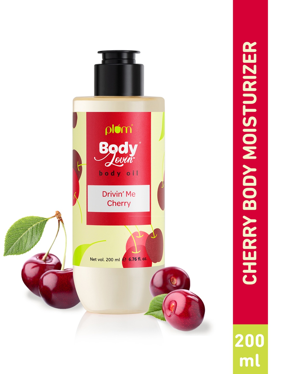 Plum BodyLovin' Drivin' Me Cherry Body Oil - Oil Formula & Intense Moisture - 200 ml, Red
Plum BodyLovin' Drivin' Me Cherry Body Oil - Oil Formula & Intense Moisture - 200 ml, Red