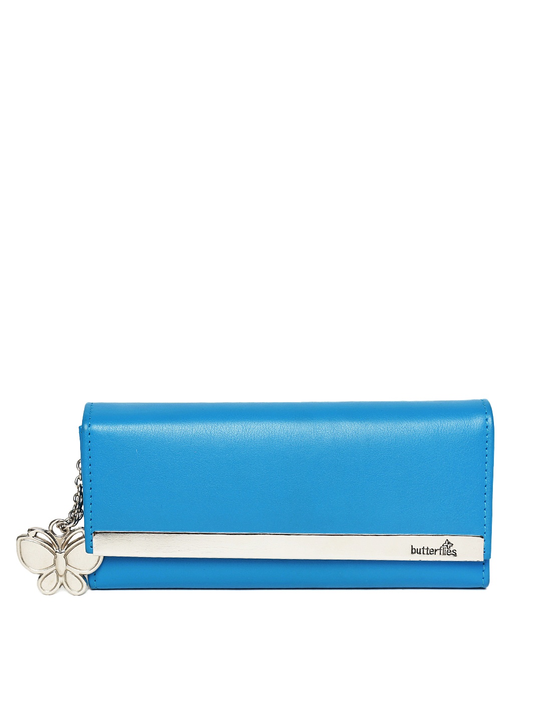 Butterflies Women Blue Wallet