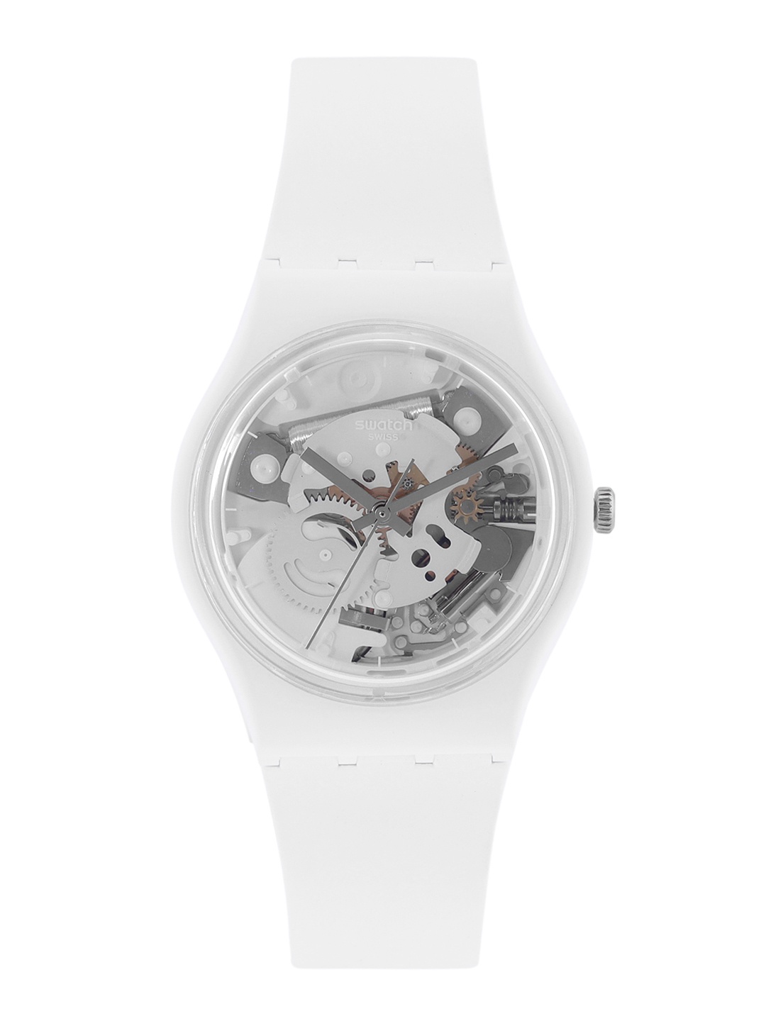 Swatch Unisex Transparent Skeleton Swiss Made Water Resistant Analogue Watch SO31W102
Swatch Unisex Transparent Skeleton Swiss Made Water Resistant Analogue Watch SO31W102