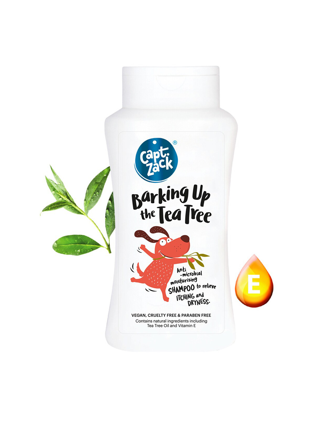 Captain Zack Barking Up The Tea Tree Anti-Microbial Moisturizig Shampoo for Dogs, 200 ml, White
Captain Zack Barking Up The Tea Tree Anti-Microbial Moisturizig Shampoo for Dogs, 200 ml, White