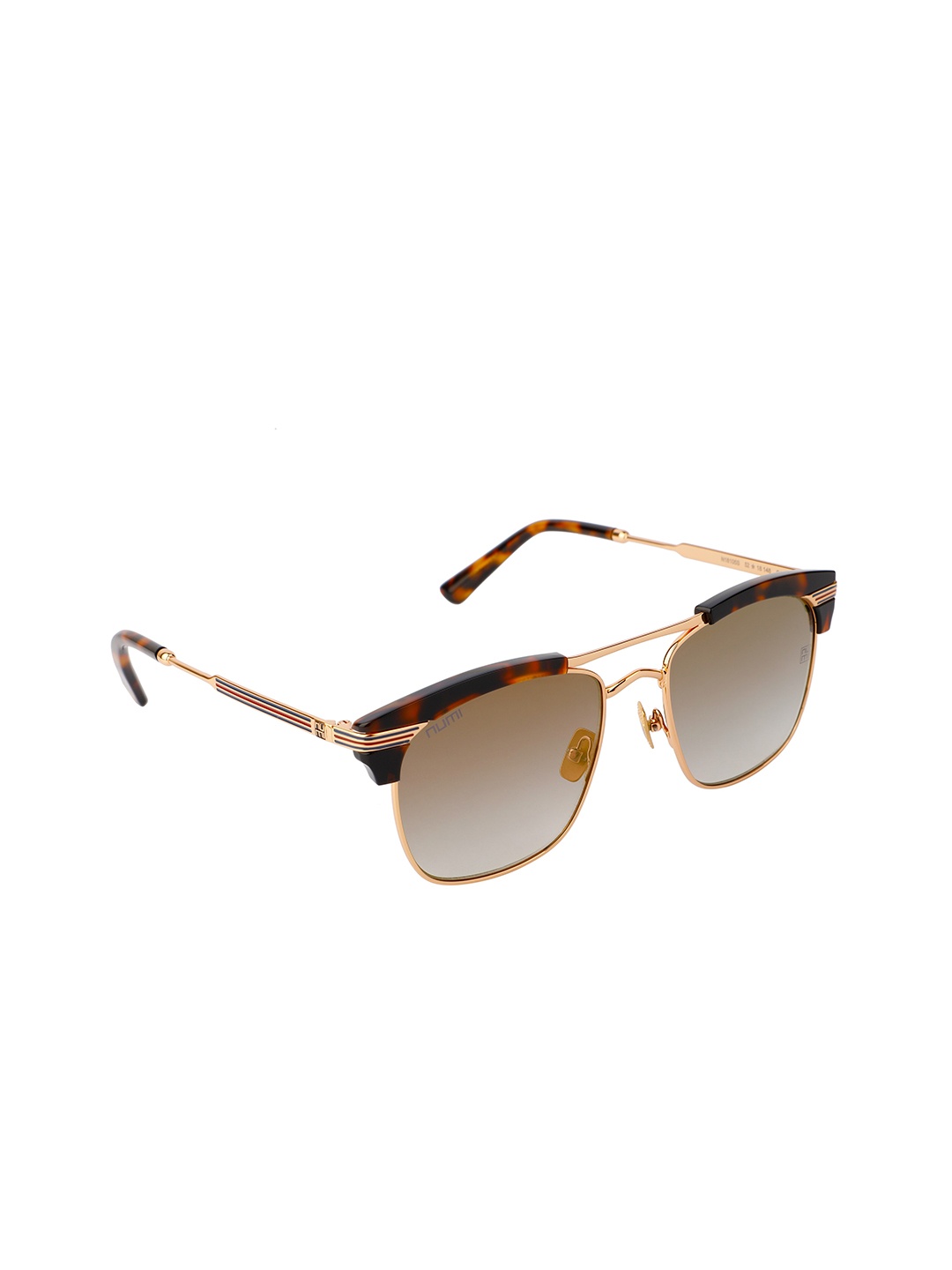 NUMI Unisex Brown Lens & Gold-Toned Browline Sunglasses with UV Protected Lens -N18105SCL4
NUMI Unisex Brown Lens & Gold-Toned Browline Sunglasses with UV Protected Lens -N18105SCL4