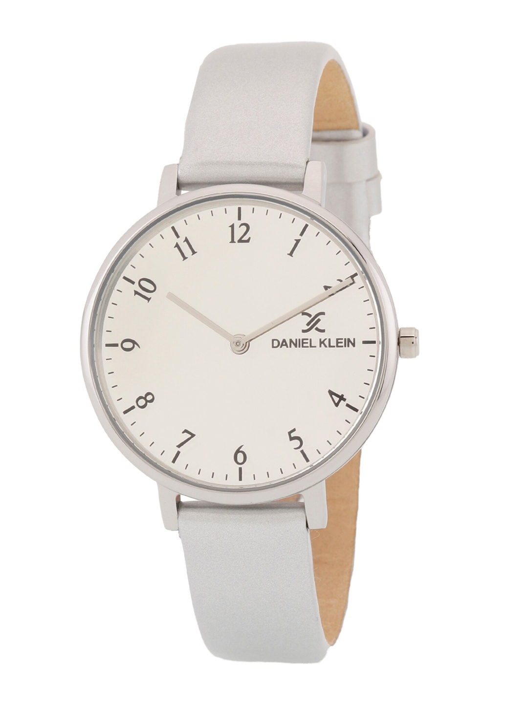 Daniel Klein Women Silver-Toned Dial & Silver Toned Leather Strap Analogue WatchDK.1.12810
Daniel Klein Women Silver-Toned Dial & Silver Toned Leather Strap Analogue WatchDK.1.12810