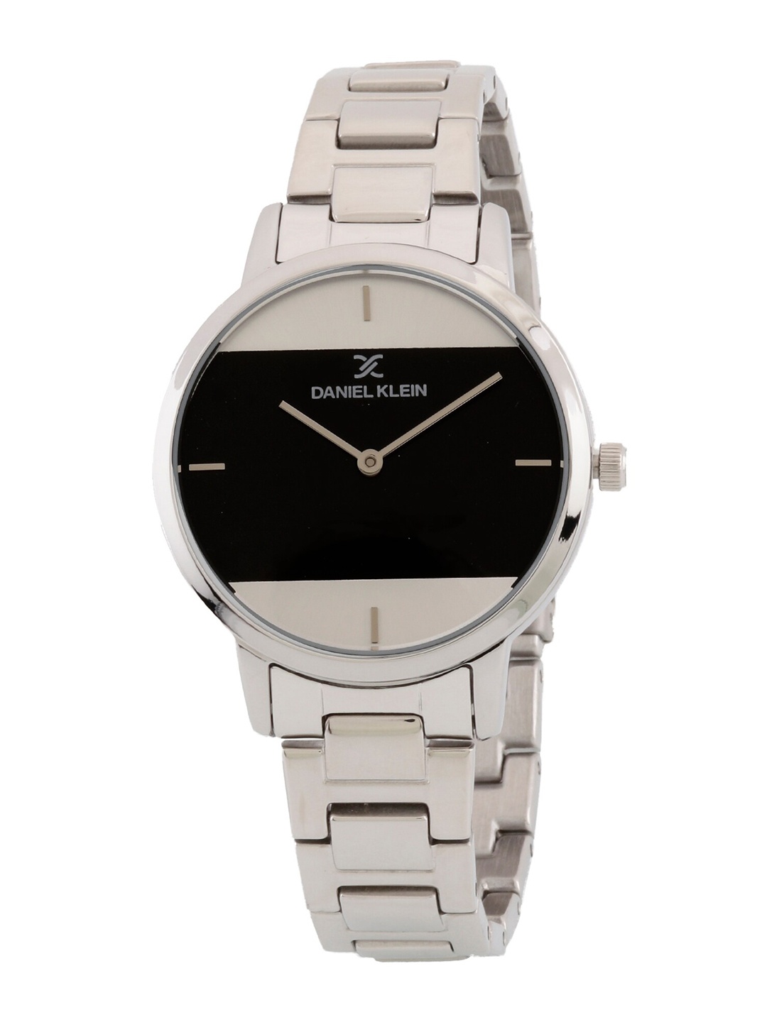 Daniel Klein Women Silver-Toned Dial & Silver Toned Stainless Steel Bracelet Style Straps Analogue Watch
Daniel Klein Women Silver-Toned Dial & Silver Toned Stainless Steel Bracelet Style Straps Analogue Watch