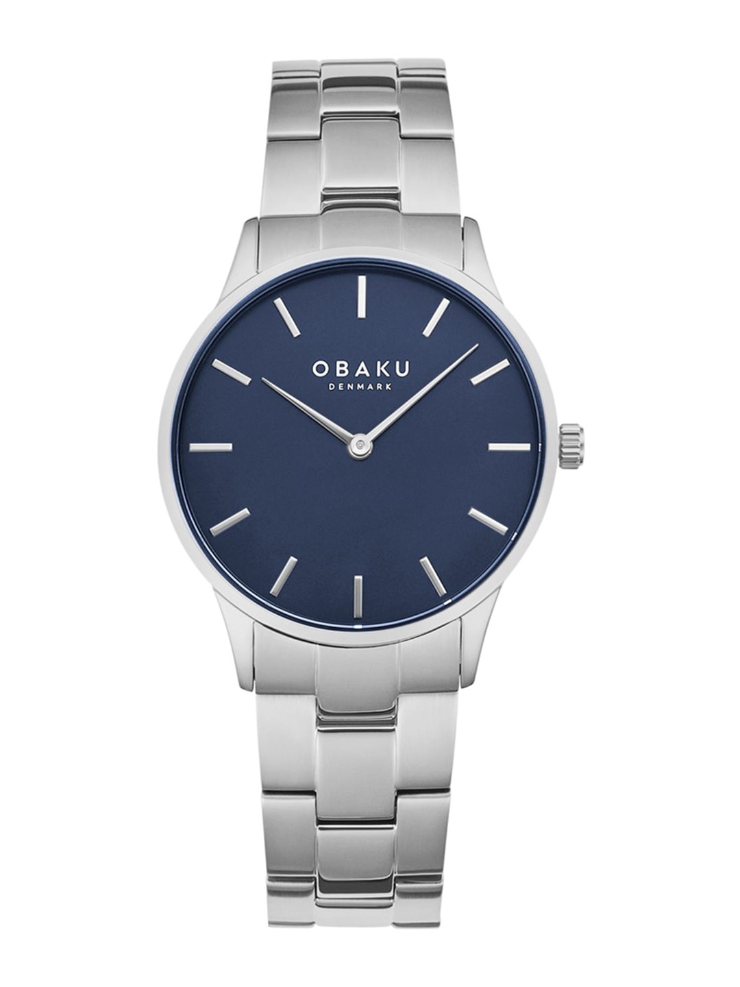 Obaku Men Blue Brass Dial & Silver Toned Bracelet Style Analogue Watch V247GXCLSC-Blue
Obaku Men Blue Brass Dial & Silver Toned Bracelet Style Analogue Watch V247GXCLSC-Blue