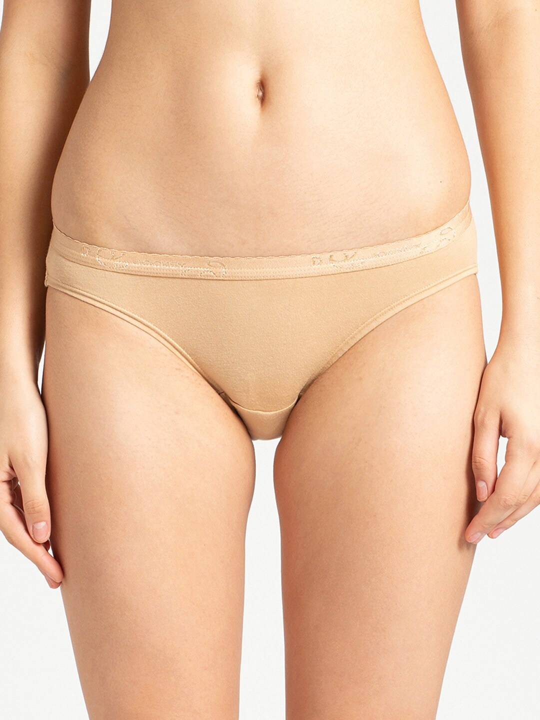 Jockey Women Pack of 2 Assorted Medium Coverage Cotton Mid Waist Bikini 1525