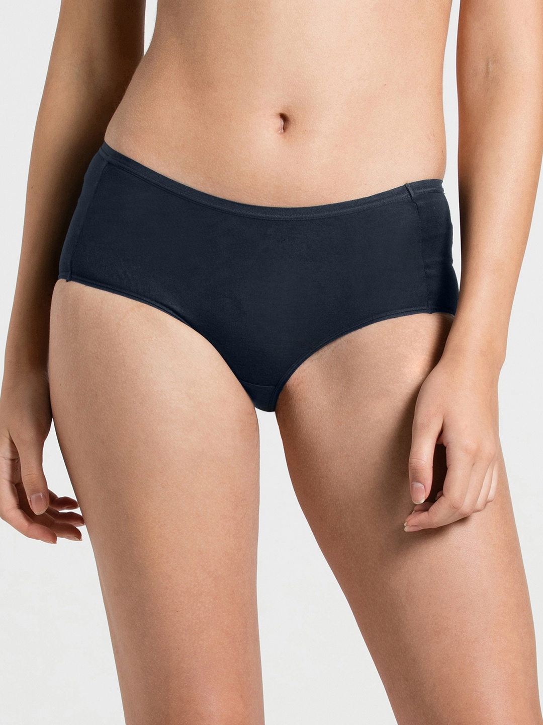 Jockey Women Full Coverage Micro Stretch High Waist Exposed Waistband Full Brief 1809, Navy blue
Jockey Women Full Coverage Micro Stretch High Waist Exposed Waistband Full Brief 1809, Navy blue