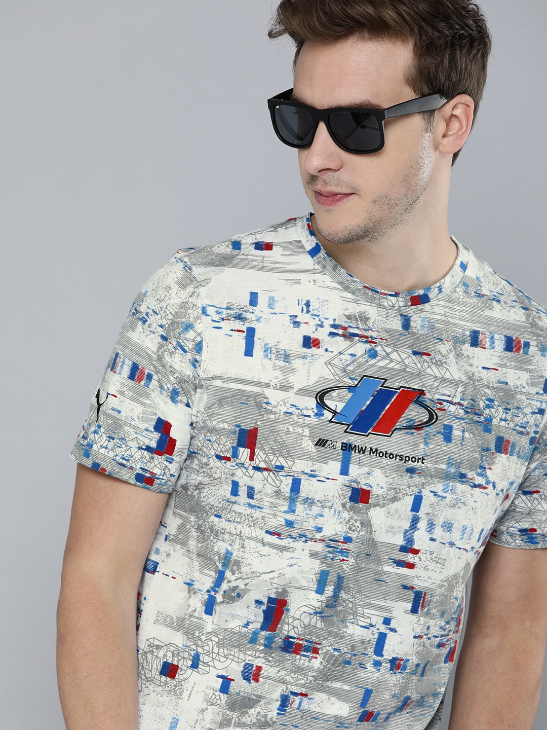PUMA Motorsport Men White Blue BMW M Street Brand Logo Printed Pure Cotton Motorsport T-shirt
PUMA Motorsport Men White Blue BMW M Street Brand Logo Printed Pure Cotton Motorsport T-shirt