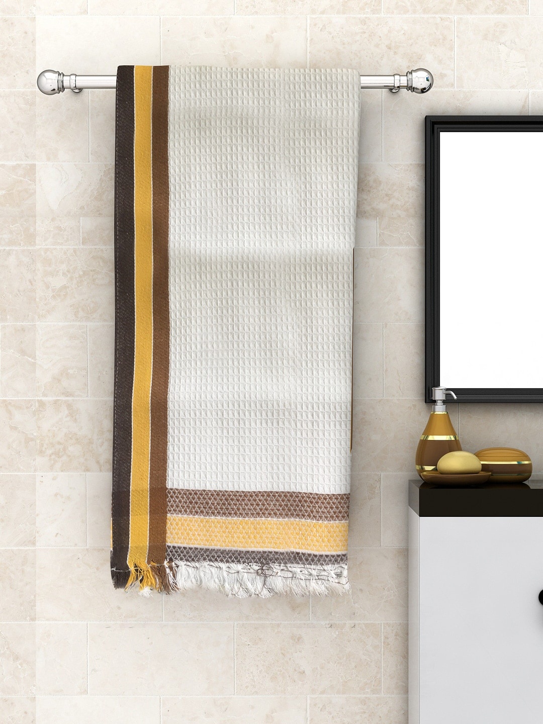Athom Trendz Cotton Multicolored Lightweight Quick-Dry & High Absorbant Bath Towel, Multi
Athom Trendz Cotton Multicolored Lightweight Quick-Dry & High Absorbant Bath Towel, Multi