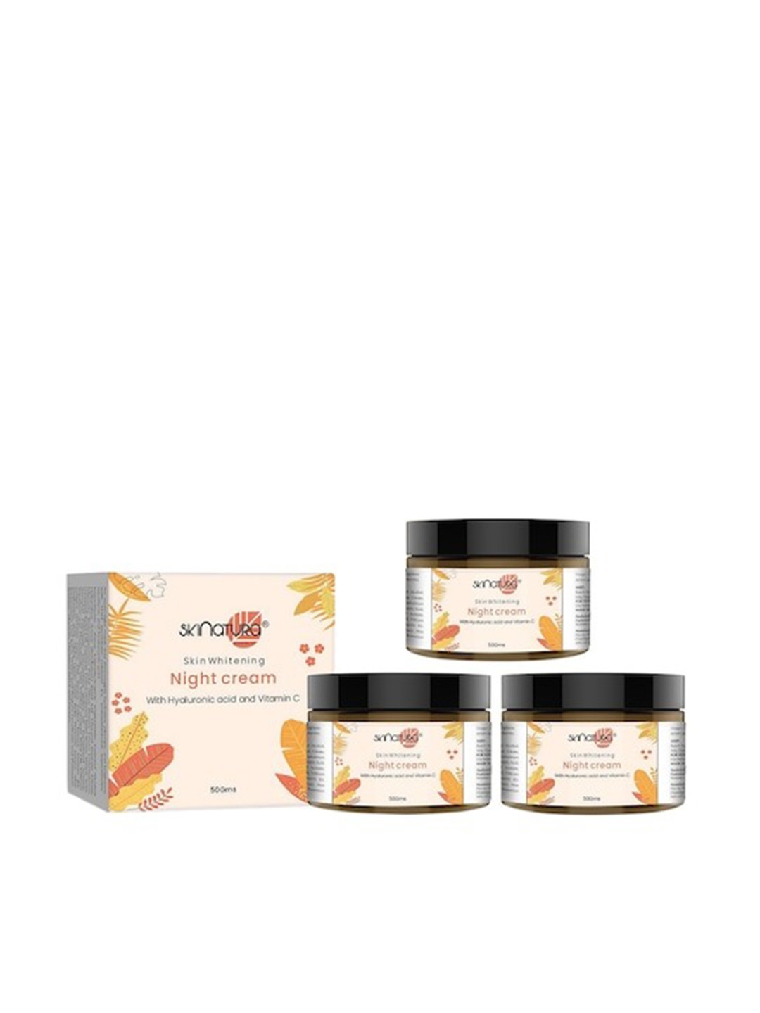Skinatura Set of 3 Skin Whitening Night Cream with Hyaluronic Acid & Vitamin C 50g each
Skinatura Set of 3 Skin Whitening Night Cream with Hyaluronic Acid & Vitamin C 50g each
