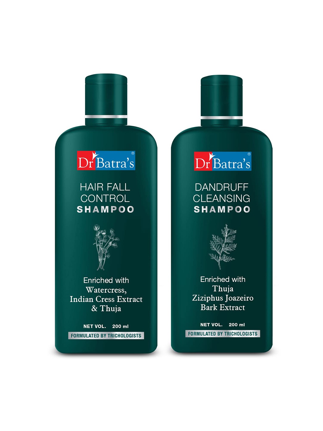Dr. Batras Set of Dandruff Cleansing Shampoo & Hair Fall Control Shampoo - 200ml Each, Pink
Dr. Batras Set of Dandruff Cleansing Shampoo & Hair Fall Control Shampoo - 200ml Each, Pink