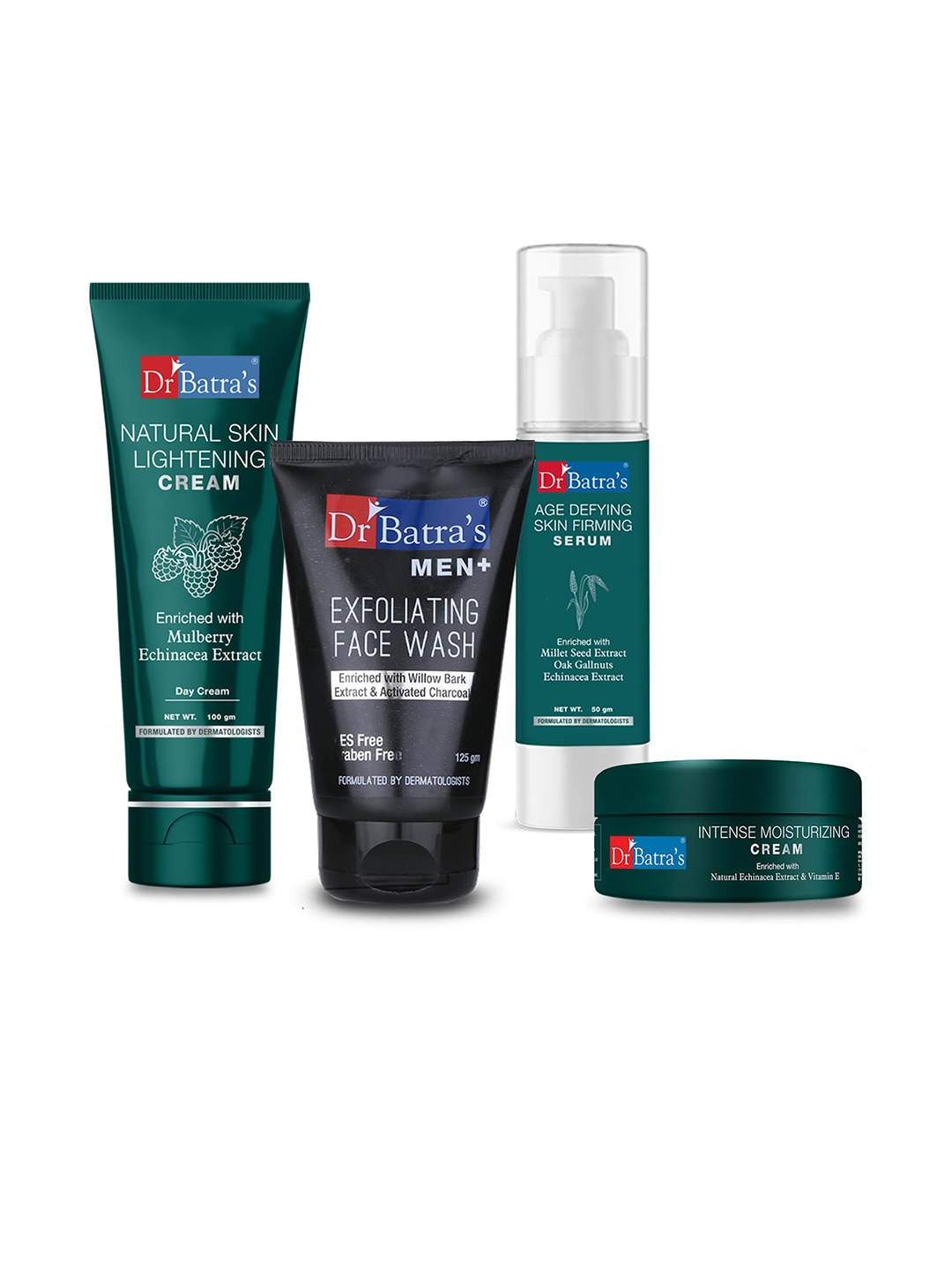 Dr. Batras Age Defying Serum + Exfoliating Face Wash + Skin Lightening Cream + Face Cream, Multi
Dr. Batras Age Defying Serum + Exfoliating Face Wash + Skin Lightening Cream + Face Cream, Multi