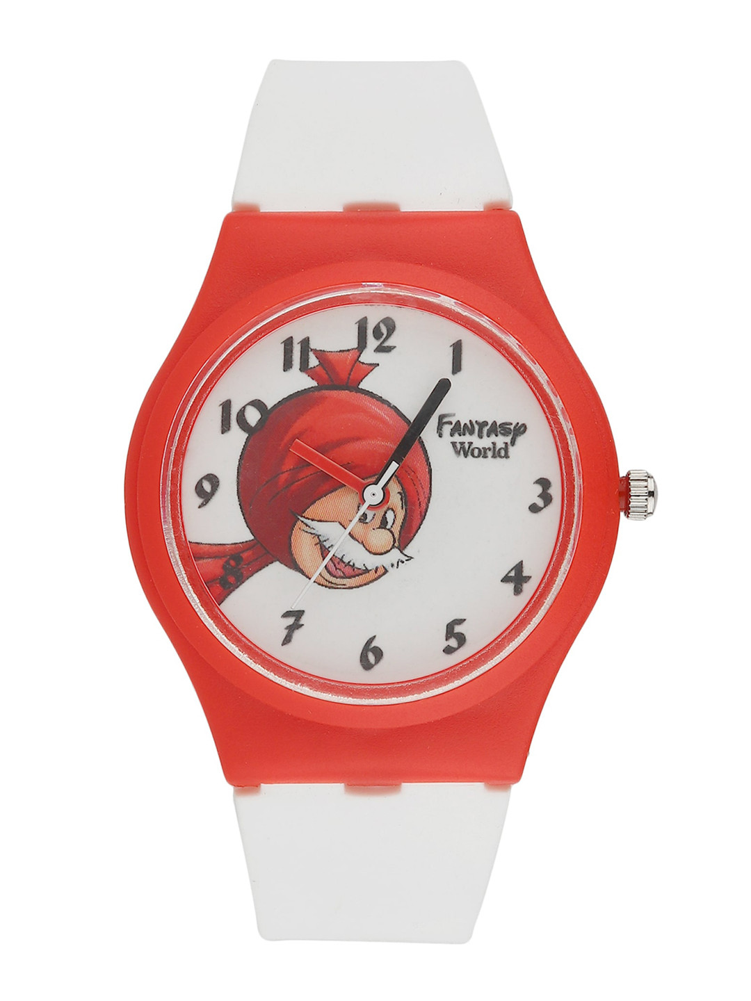 Fantasy World Kids White Chacha Chaudhary Printed Dial & White Straps Analogue Watch
Fantasy World Kids White Chacha Chaudhary Printed Dial & White Straps Analogue Watch