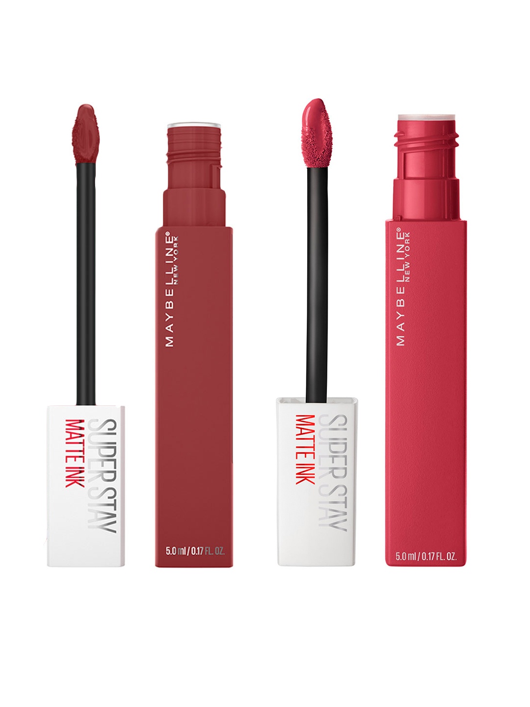 Maybelline New York Set of 2 Super Stay Matte Ink Lipsticks- Ruler 80 & Initiator 170, Red
Maybelline New York Set of 2 Super Stay Matte Ink Lipsticks- Ruler 80 & Initiator 170, Red