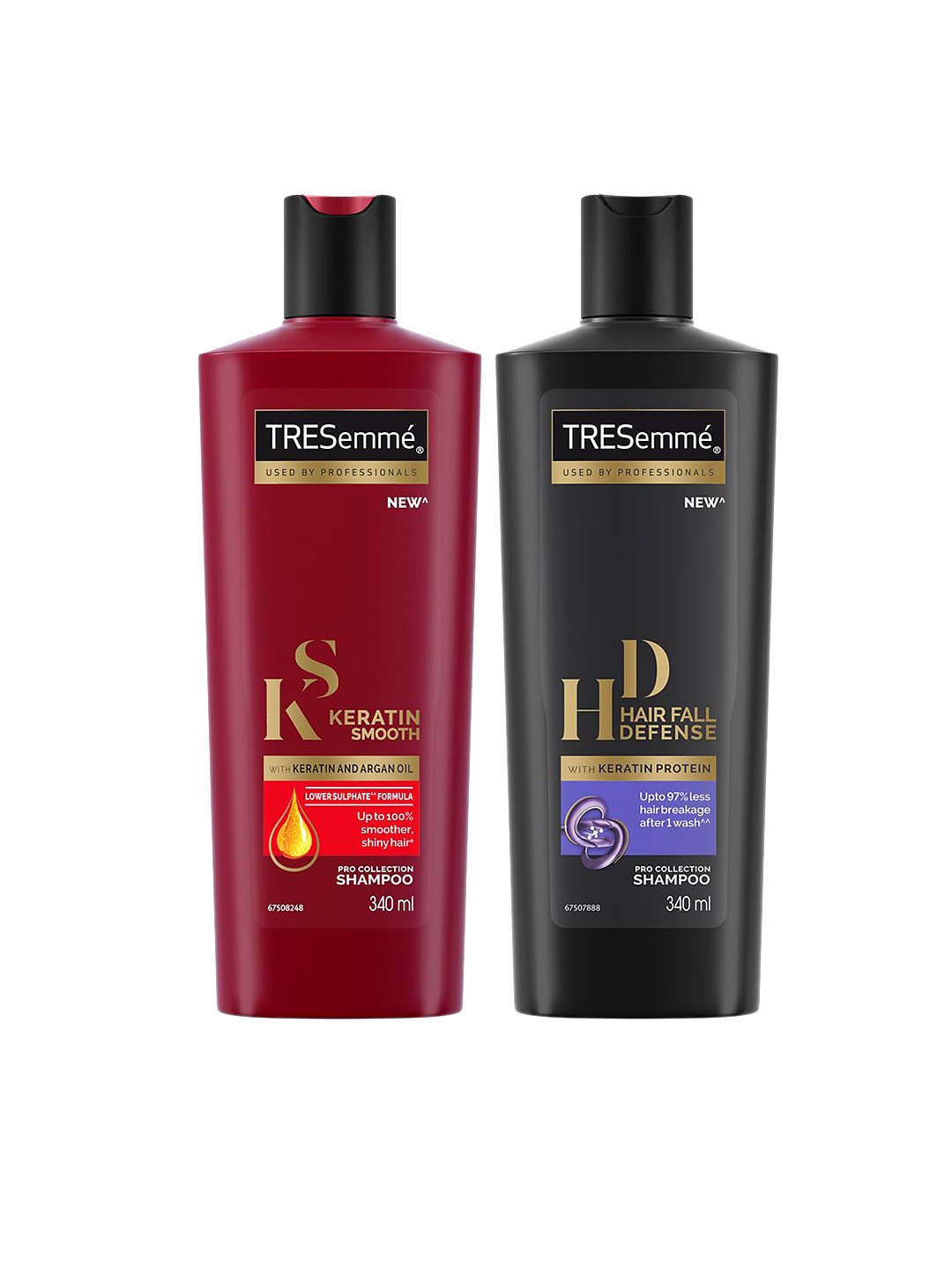 TRESemme Set of 2 Pro Collection Shampoo - Keratin Smooth & Hair Fall Defense -340 ml each, Red
TRESemme Set of 2 Pro Collection Shampoo - Keratin Smooth & Hair Fall Defense -340 ml each, Red