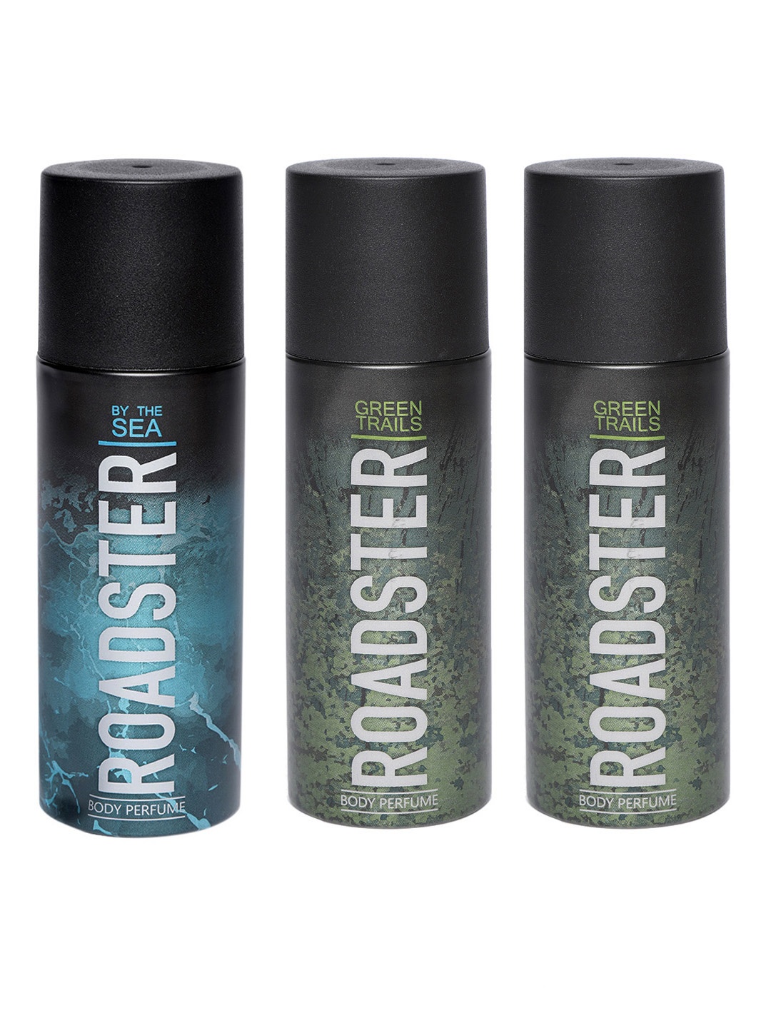 Roadster Men Set of 3 Green Trails No Gas Body Sprays & By The Sea Body Spray 150 ml each, Olive
Roadster Men Set of 3 Green Trails No Gas Body Sprays & By The Sea Body Spray 150 ml each, Olive