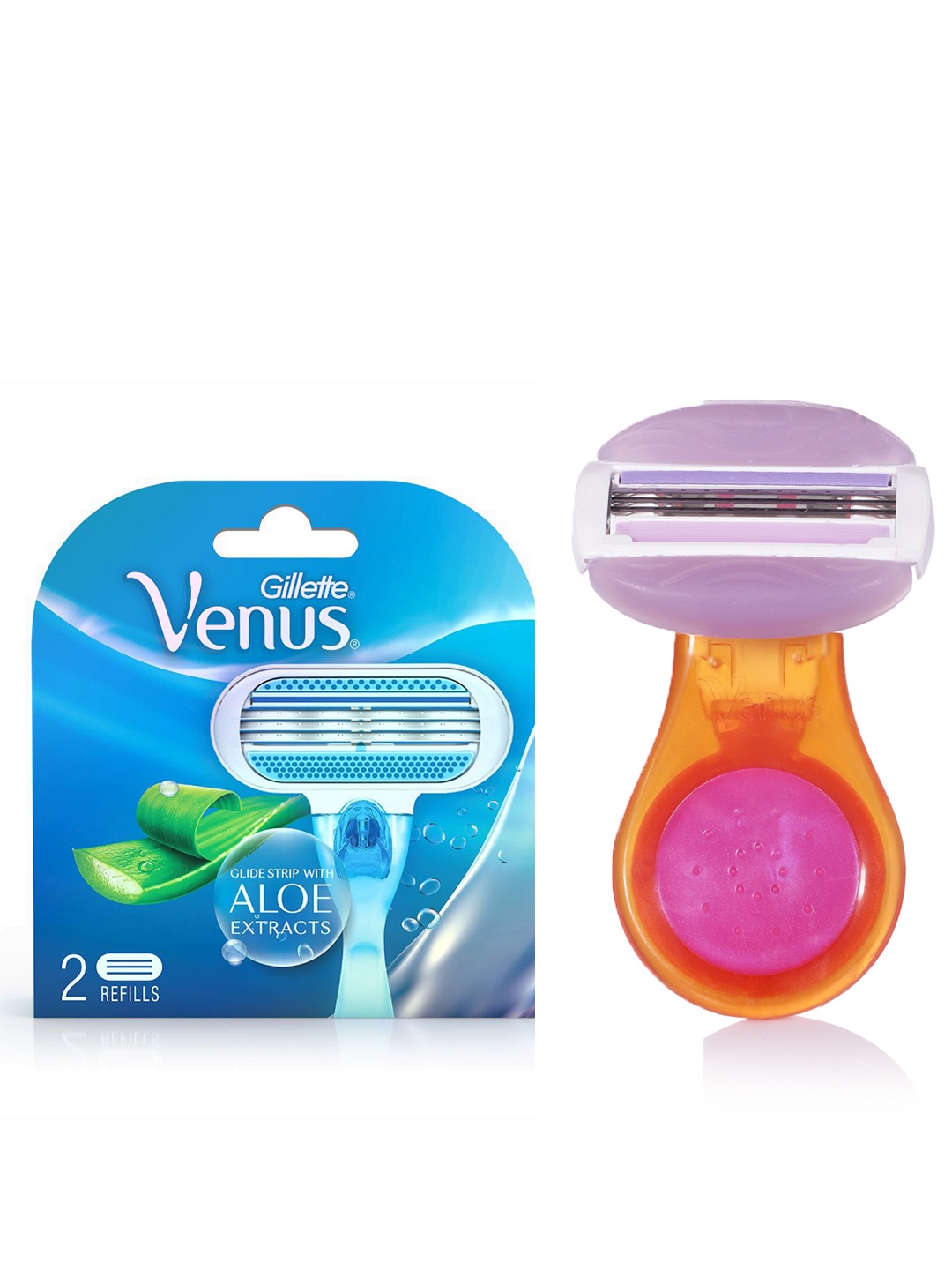 Gillette Women Venus Snap Hair Remover with 3 Refills & Cartridges with Aloe Extracts Set, Blue
Gillette Women Venus Snap Hair Remover with 3 Refills & Cartridges with Aloe Extracts Set, Blue