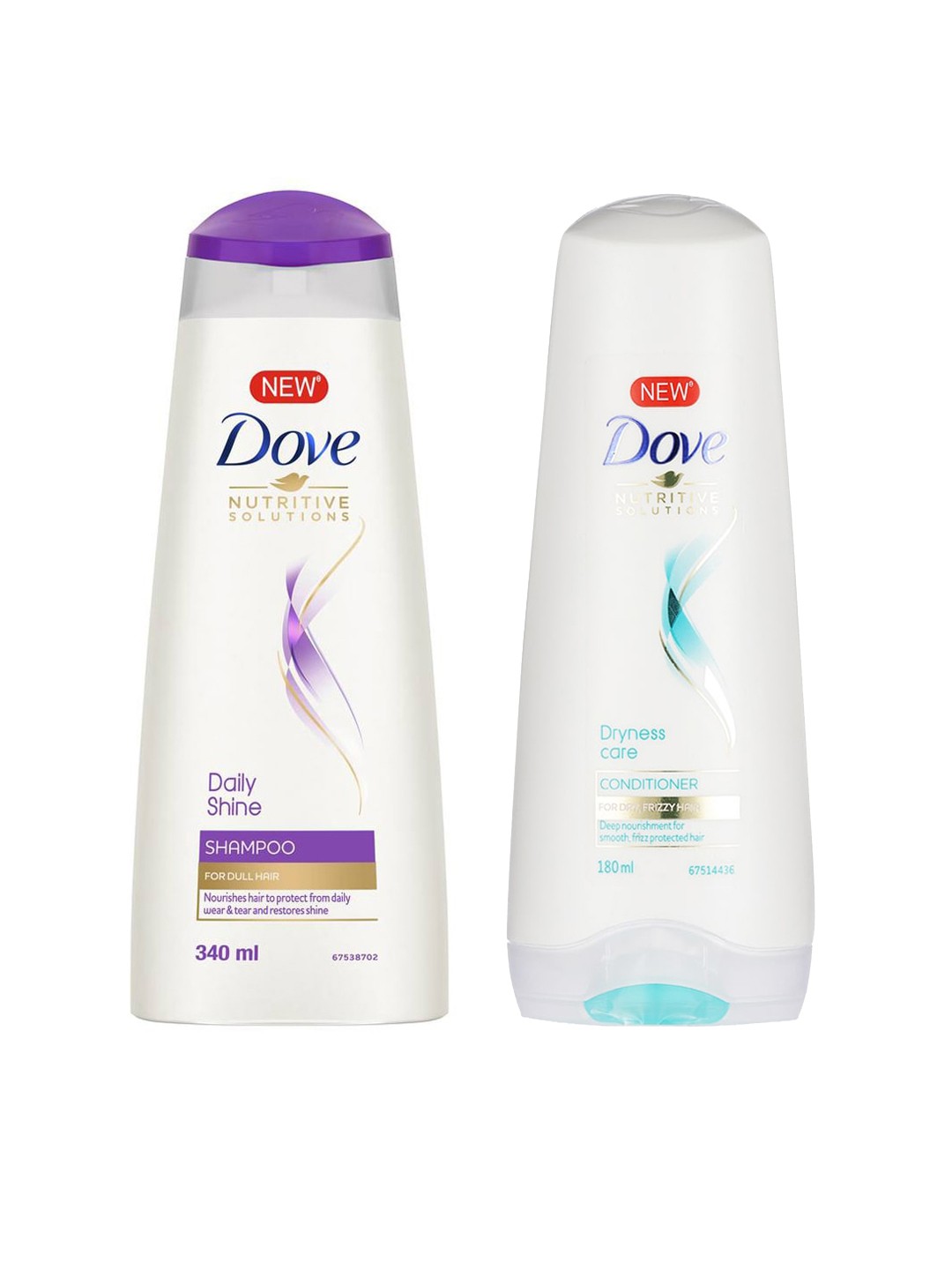 Dove Hair Therapy Dryness Care Conditioner & Unisex Hair Therapy Daily Shine Shampoo, White
Dove Hair Therapy Dryness Care Conditioner & Unisex Hair Therapy Daily Shine Shampoo, White