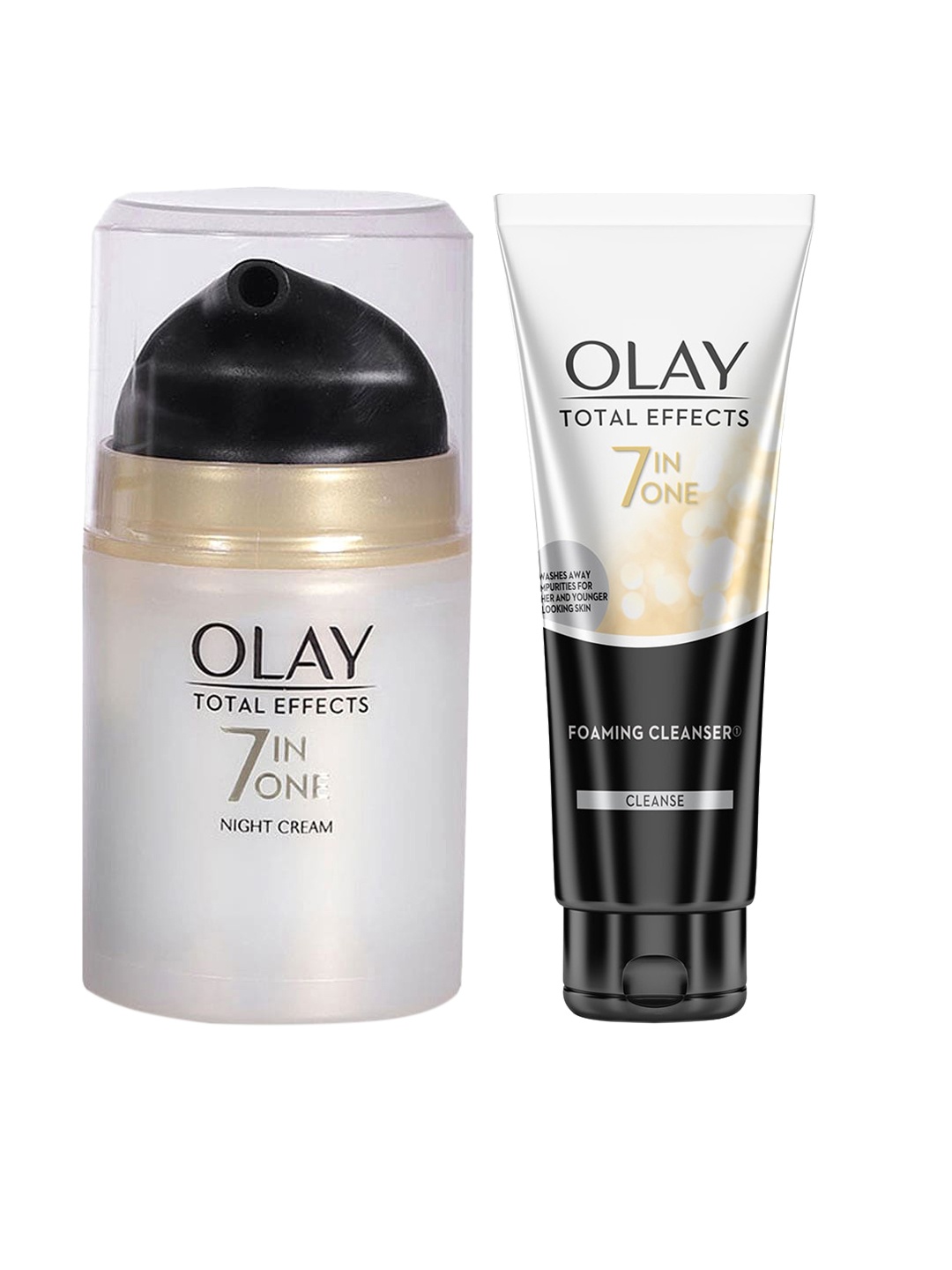 Olay Effects Night Cream & Women Total Effects 7 In One Anti-Ageing Foaming Cream, White
Olay Effects Night Cream & Women Total Effects 7 In One Anti-Ageing Foaming Cream, White