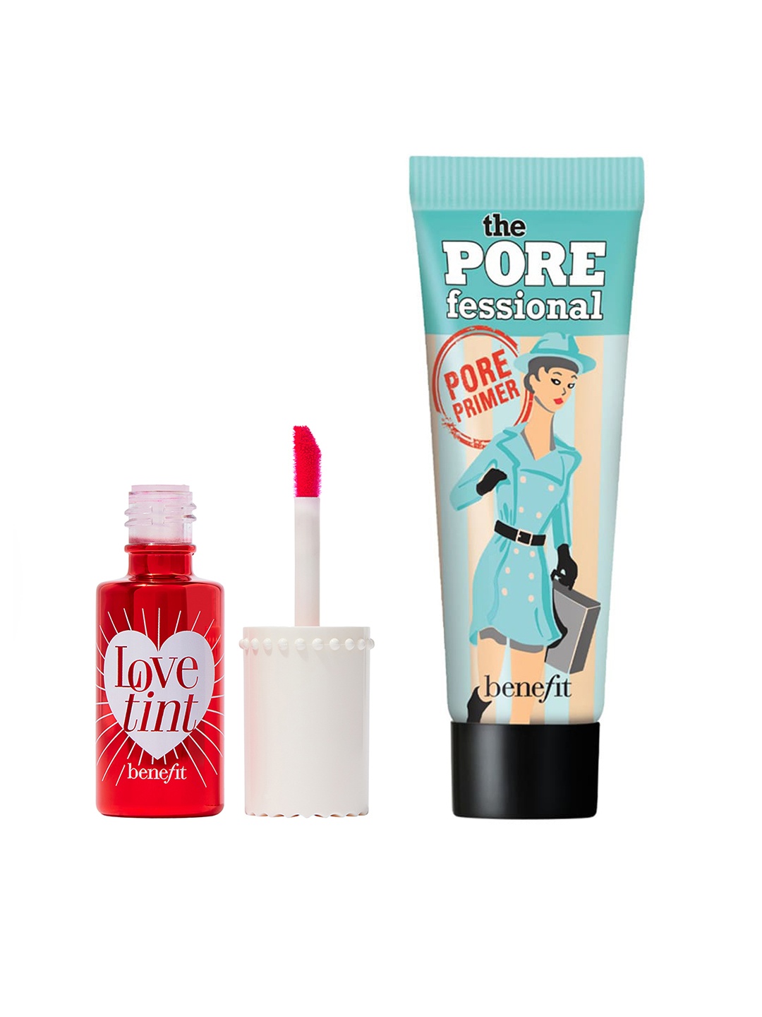 Benefit Cosmetics Set of Love Tint Cheek & Lip Stain & The Porefessional Mini Pore Primer, Red
Benefit Cosmetics Set of Love Tint Cheek & Lip Stain & The Porefessional Mini Pore Primer, Red