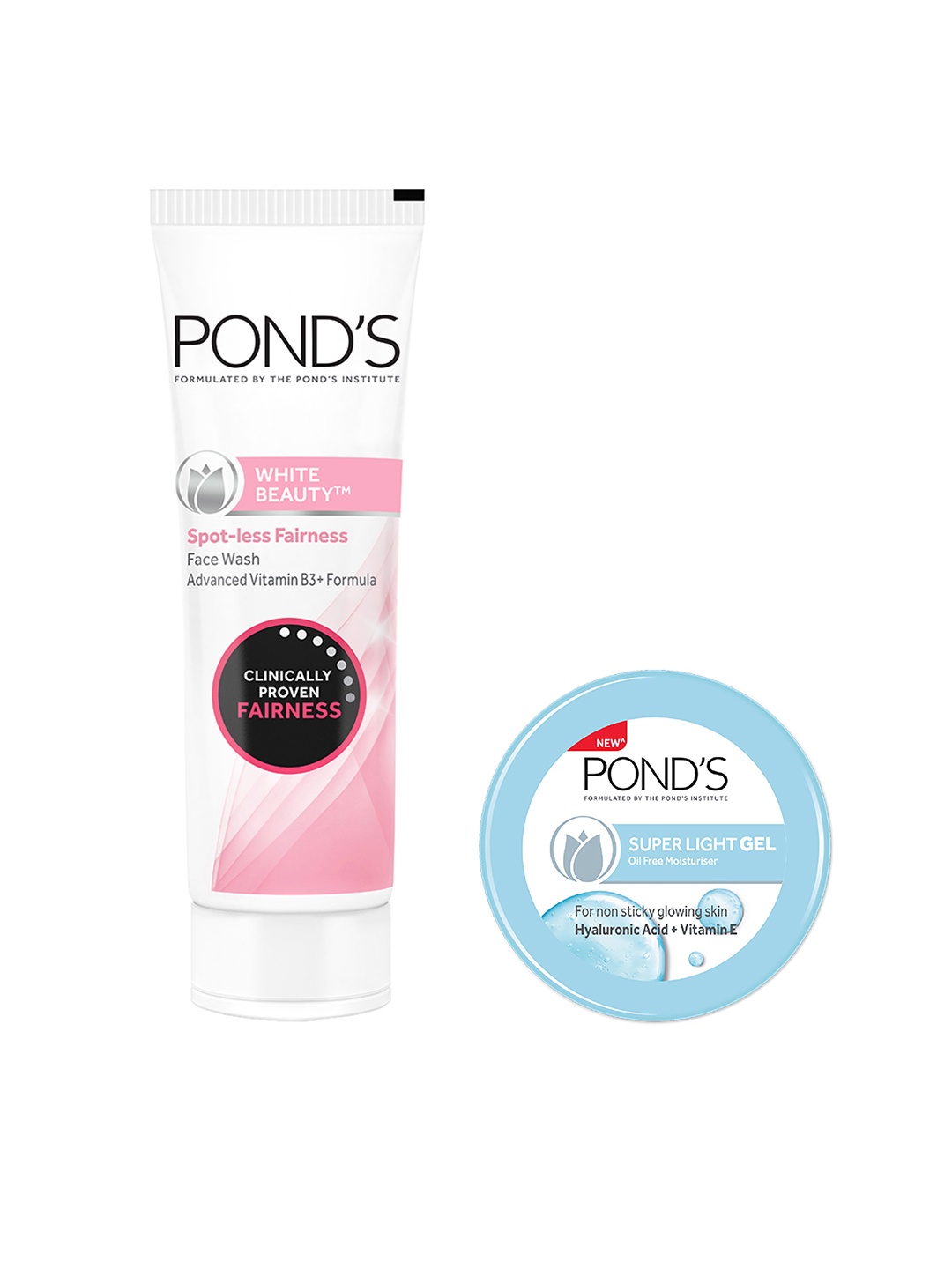 Ponds Set of Spotless Fairness Face Wash & Super Light Gel Oil Free Moisturiser, White
Ponds Set of Spotless Fairness Face Wash & Super Light Gel Oil Free Moisturiser, White