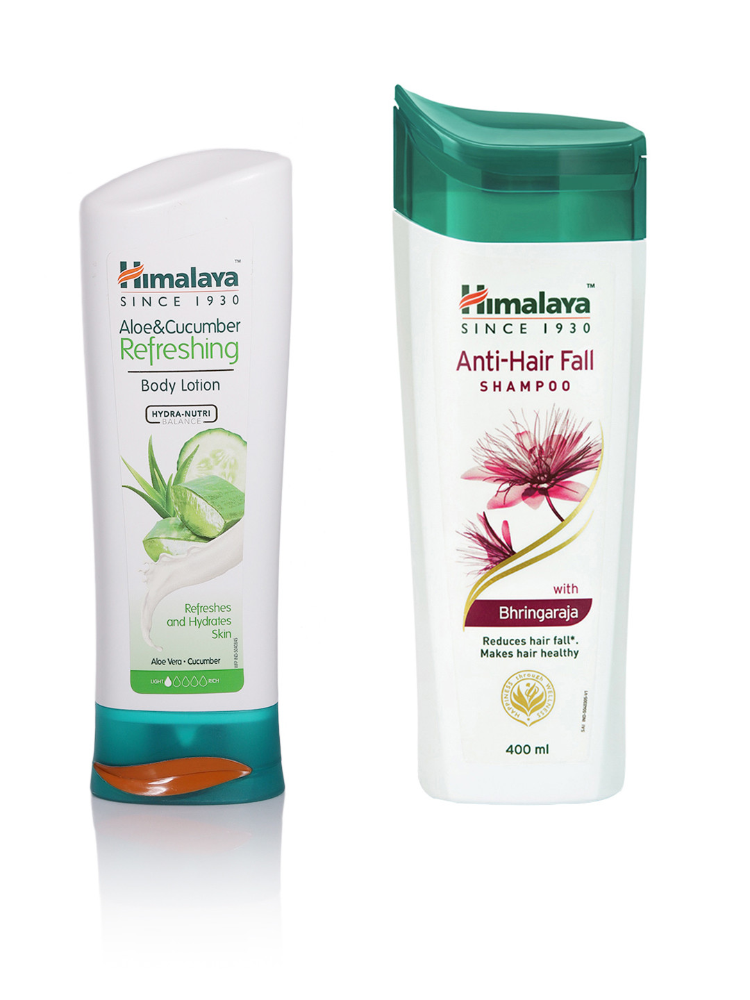 Himalaya Set of Anti-Hair Fall Shampoo & Aloe & Cucumber Refreshing Body Lotion, White
Himalaya Set of Anti-Hair Fall Shampoo & Aloe & Cucumber Refreshing Body Lotion, White