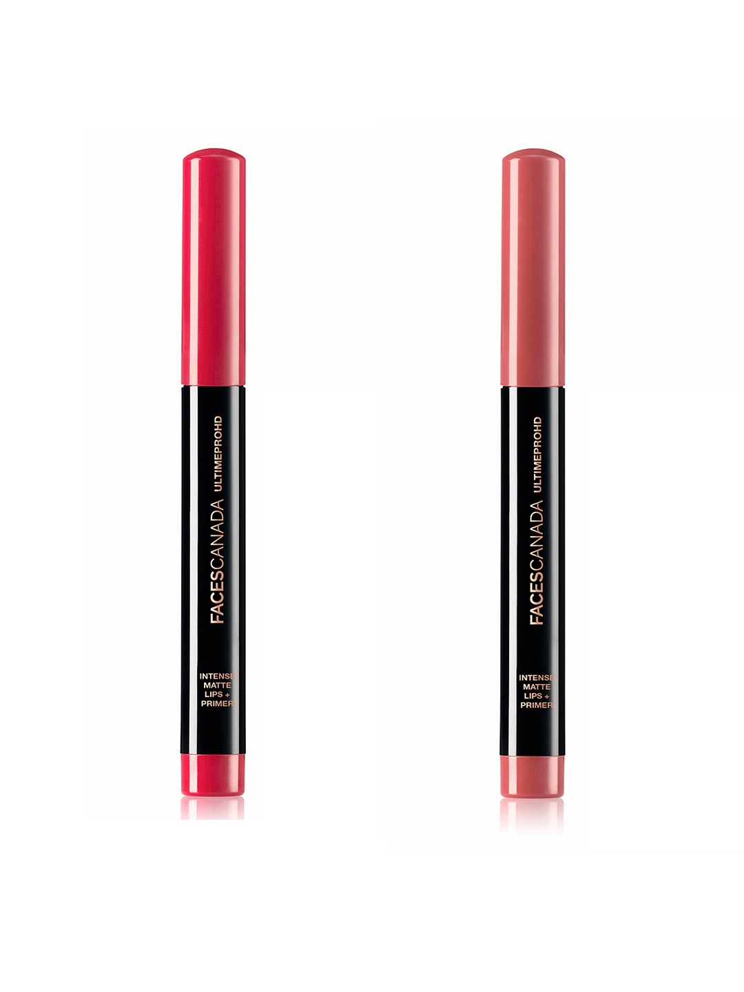 FACES CANADA Set of 2 UltimePro HD Intense Matte Lipsticks - Tea Rose 10 & Bold Wine 11, Pink
FACES CANADA Set of 2 UltimePro HD Intense Matte Lipsticks - Tea Rose 10 & Bold Wine 11, Pink