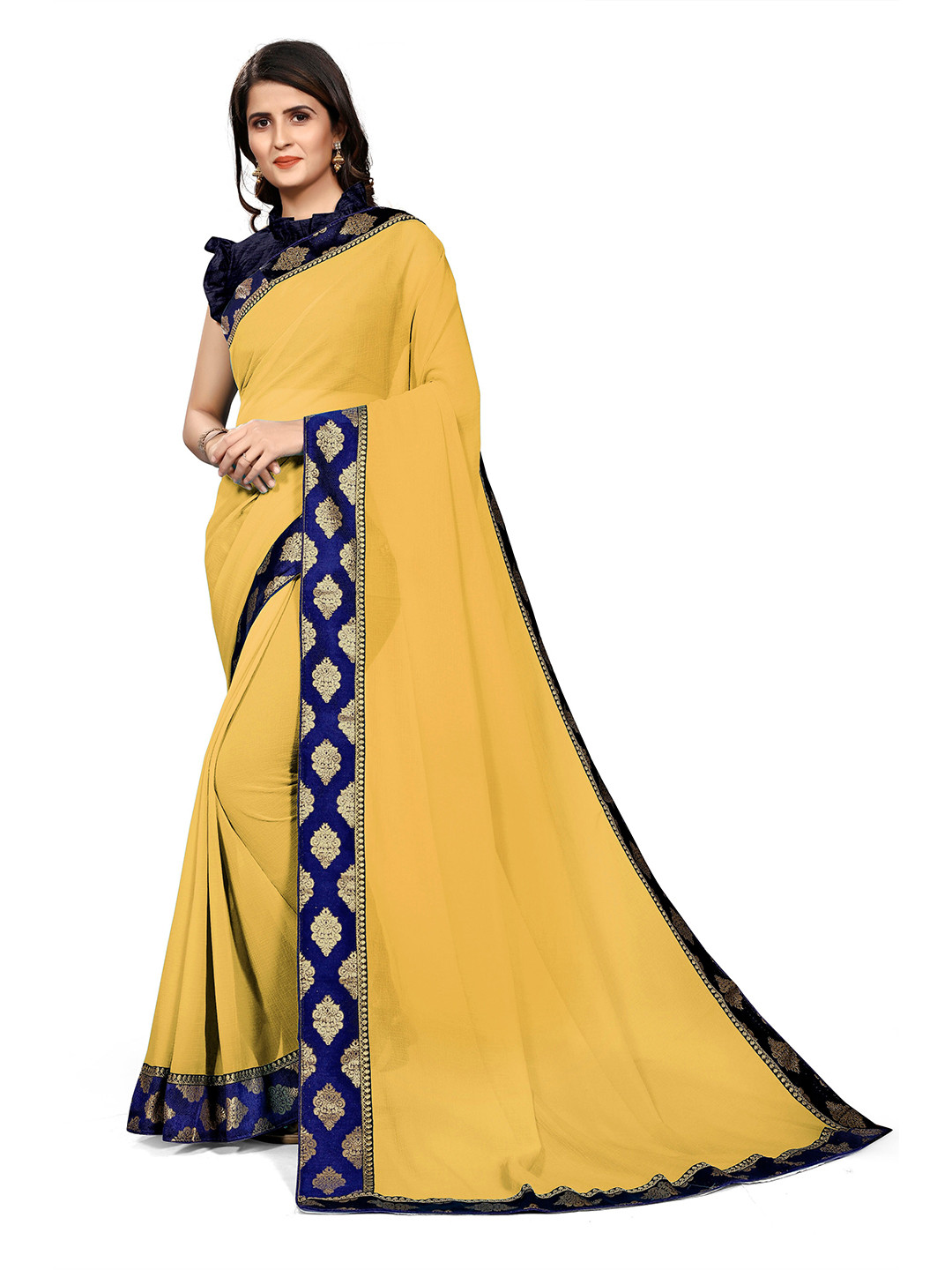 KALINI Women Yellow Solid
KALINI Women Yellow Solid
