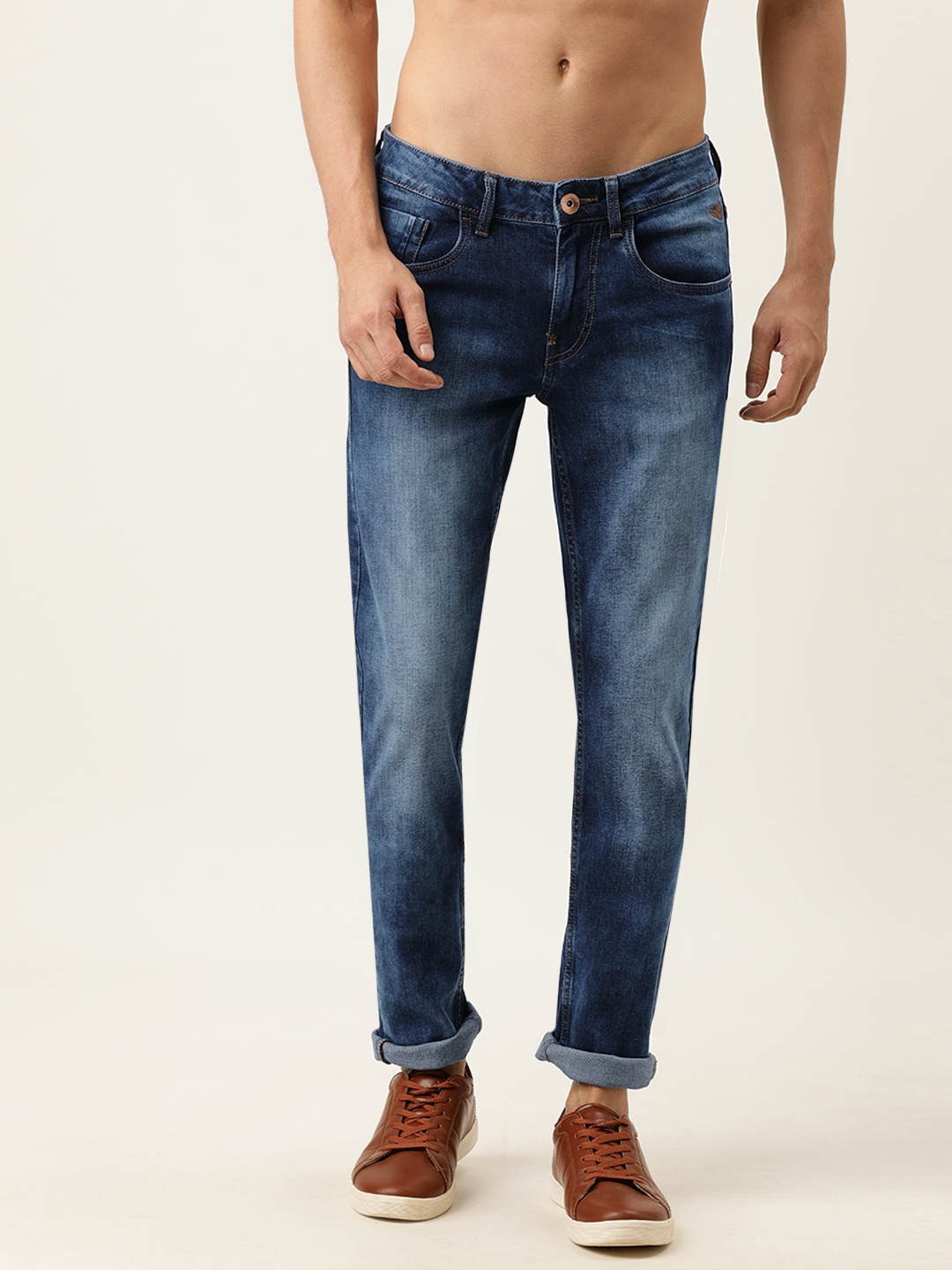 Flying Machine Men Blue Jackson Skinny Fit Low-Rise Heavy Fade Printed Stretchable Jeans
Flying Machine Men Blue Jackson Skinny Fit Low-Rise Heavy Fade Printed Stretchable Jeans