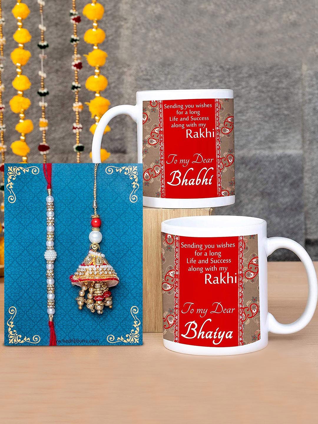 TIED RIBBONS Multicoloured Bhaiya Bhabhi Rakhi Set with Printed Coffee Mug Combo Gift Pack, Multi
TIED RIBBONS Multicoloured Bhaiya Bhabhi Rakhi Set with Printed Coffee Mug Combo Gift Pack, Multi