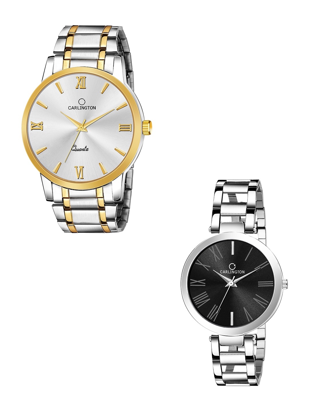 CARLINGTON Unisex Multicoloured Dial & Multicoloured Stainless Steel Bracelet Style Straps Analogue Watch, Silver
CARLINGTON Unisex Multicoloured Dial & Multicoloured Stainless Steel Bracelet Style Straps Analogue Watch, Silver
