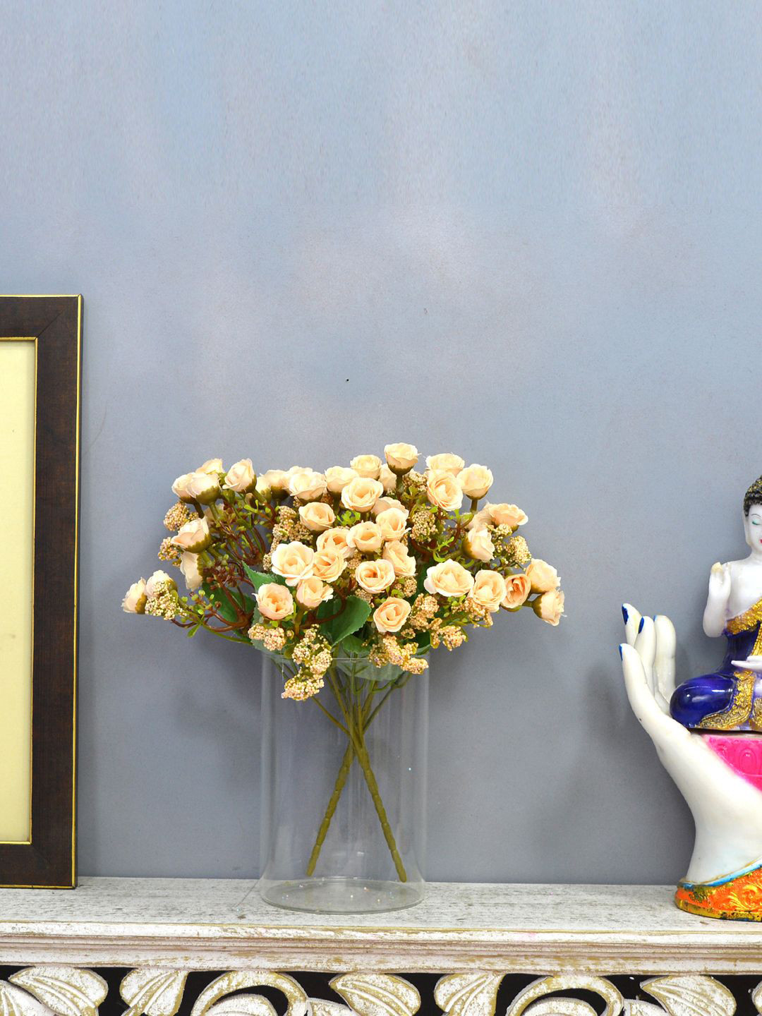 fancy mart Set Of 2 Cream-Coloured Artificial Flower Hungarian Rose Bunch without Pot
fancy mart Set Of 2 Cream-Coloured Artificial Flower Hungarian Rose Bunch without Pot