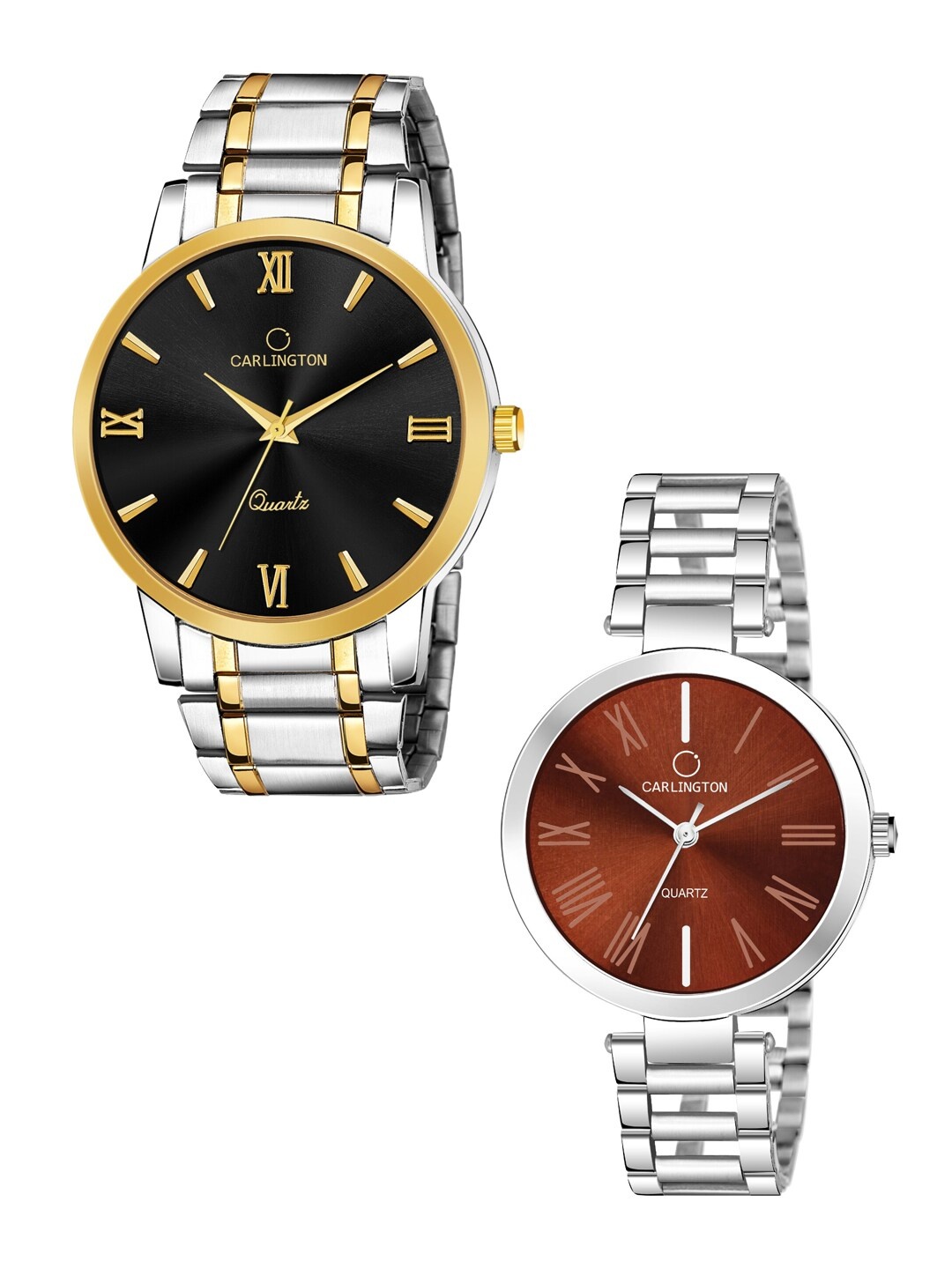 Carlington Unisex Multicoloured Dial & Stainless Steel Bracelet Style Analogue Watch Gift Set Combo, Silver
Carlington Unisex Multicoloured Dial & Stainless Steel Bracelet Style Analogue Watch Gift Set Combo, Silver