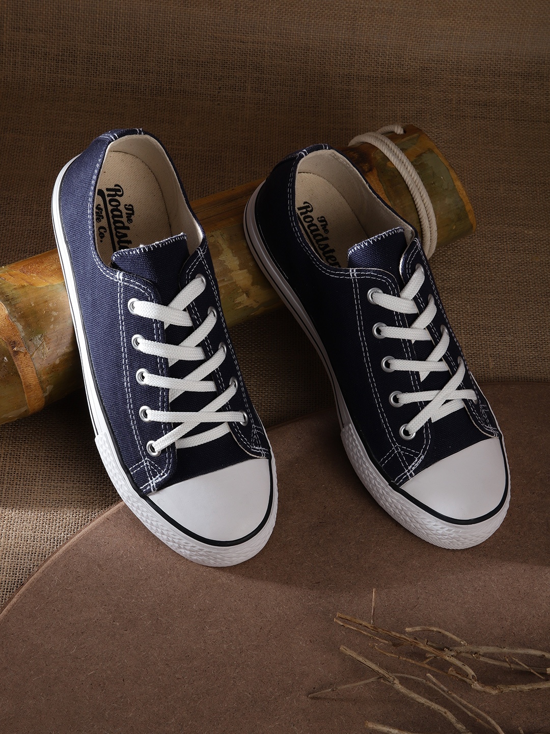 Roadster Women Navy Blue Solid Sneakers